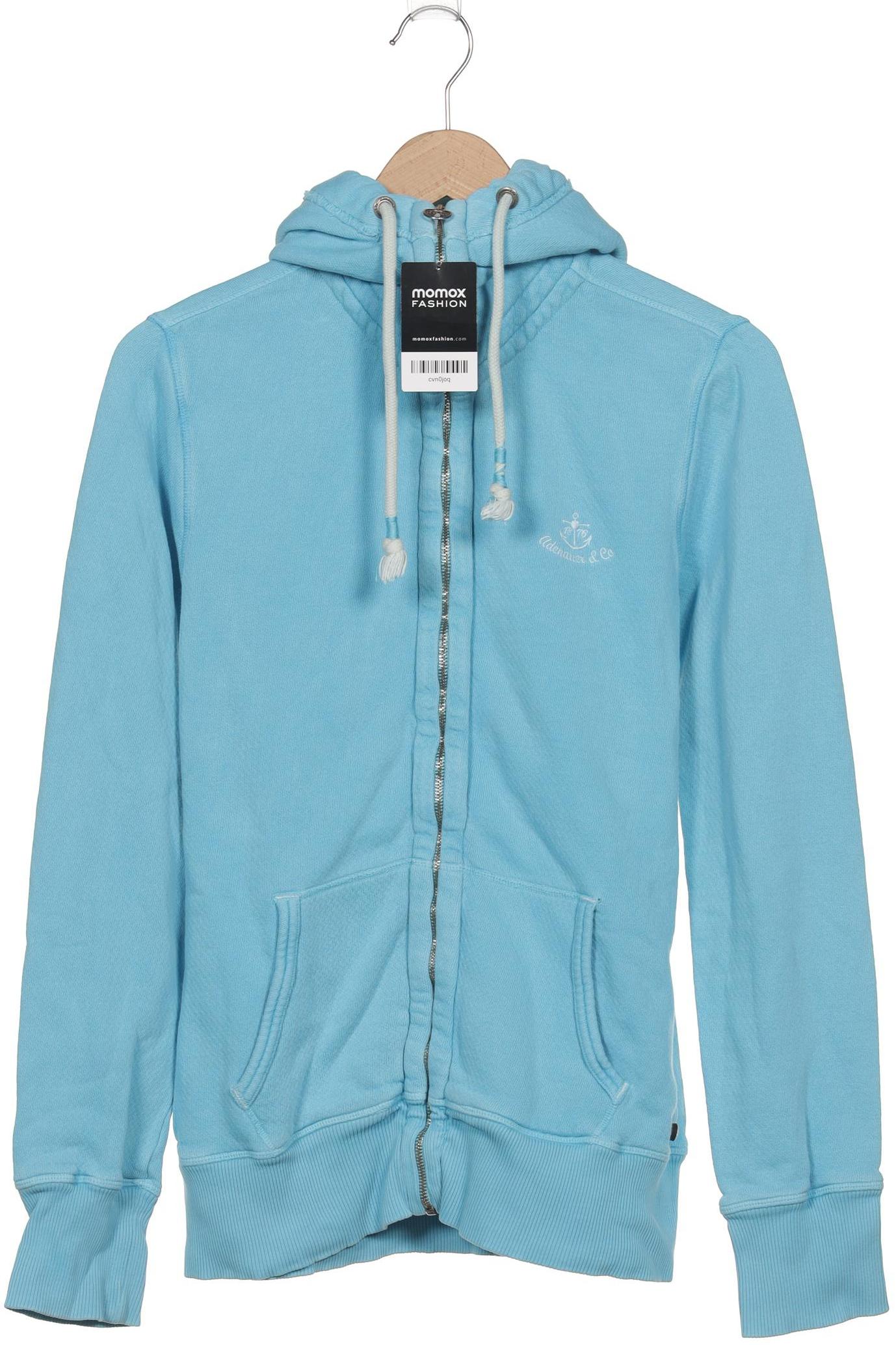 

Adenauer & Co Damen Kapuzenpullover, blau, Gr. 42