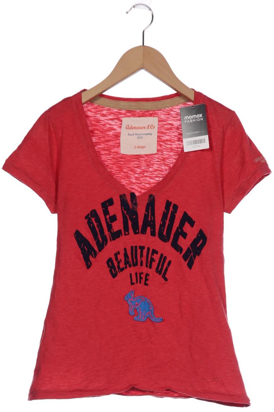 

Adenauer & Co Damen T-Shirt, rot, Gr. 44