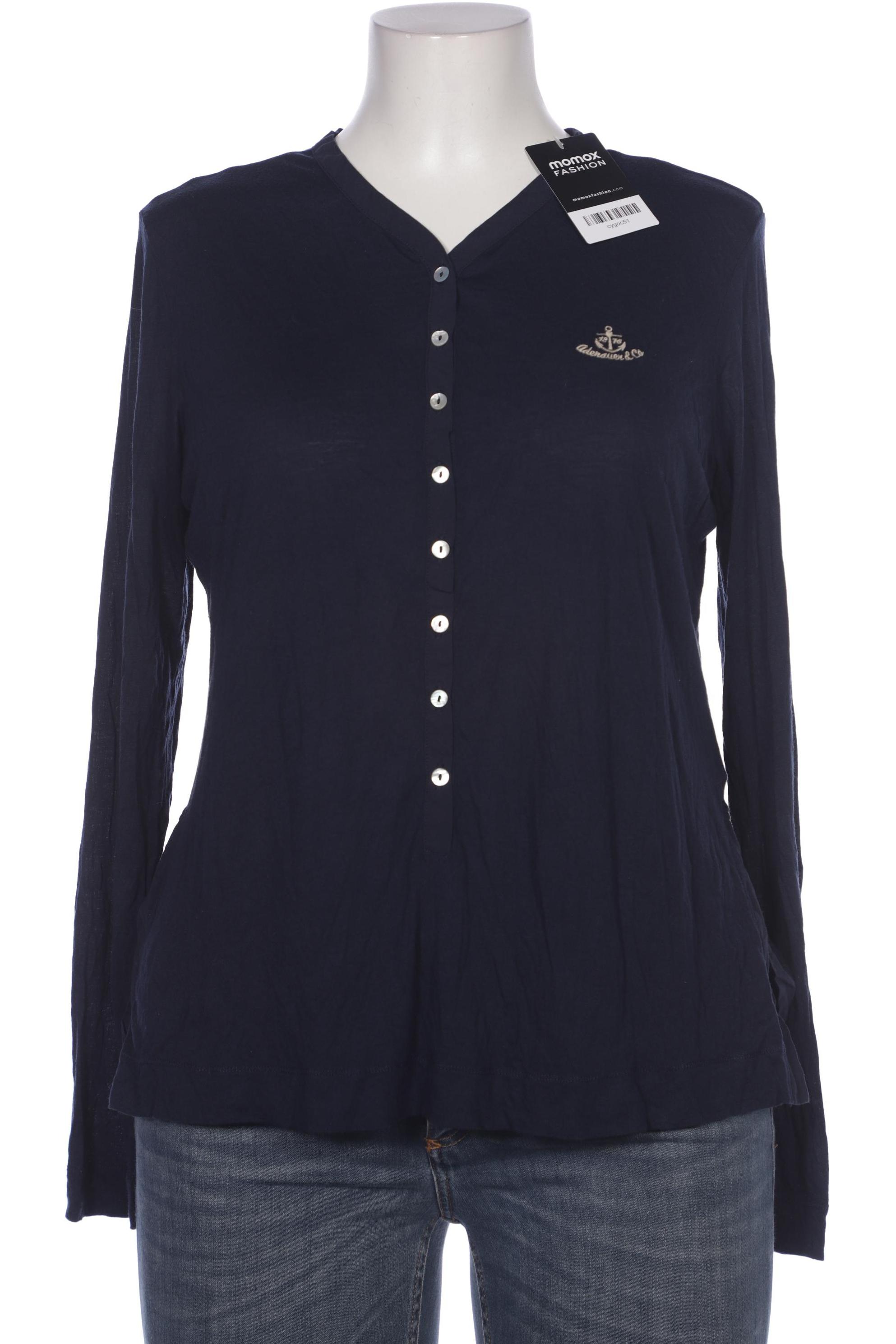 

Adenauer & Co Damen Langarmshirt, marineblau, Gr. 44