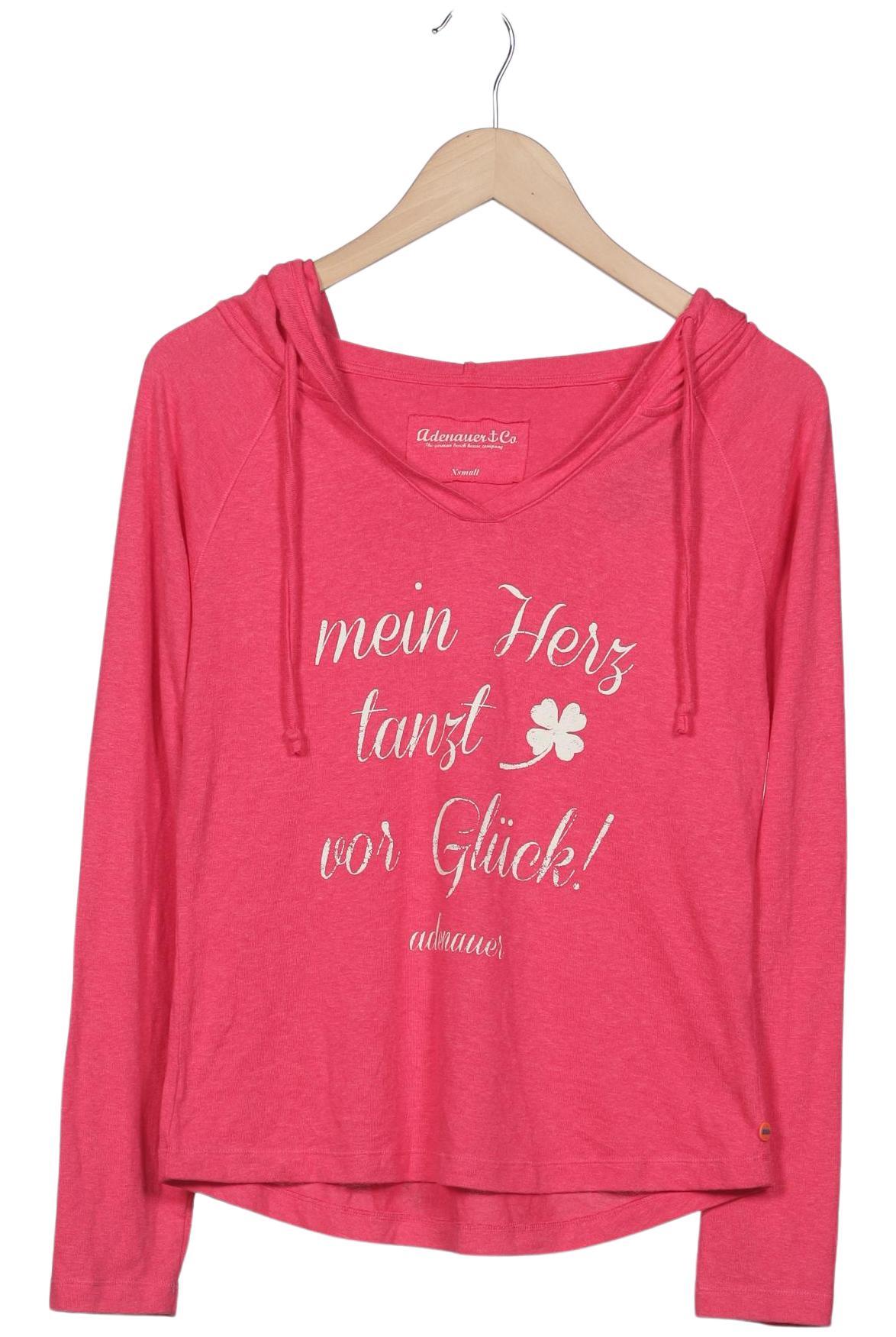 

Adenauer & Co Damen Langarmshirt, pink, Gr. 34