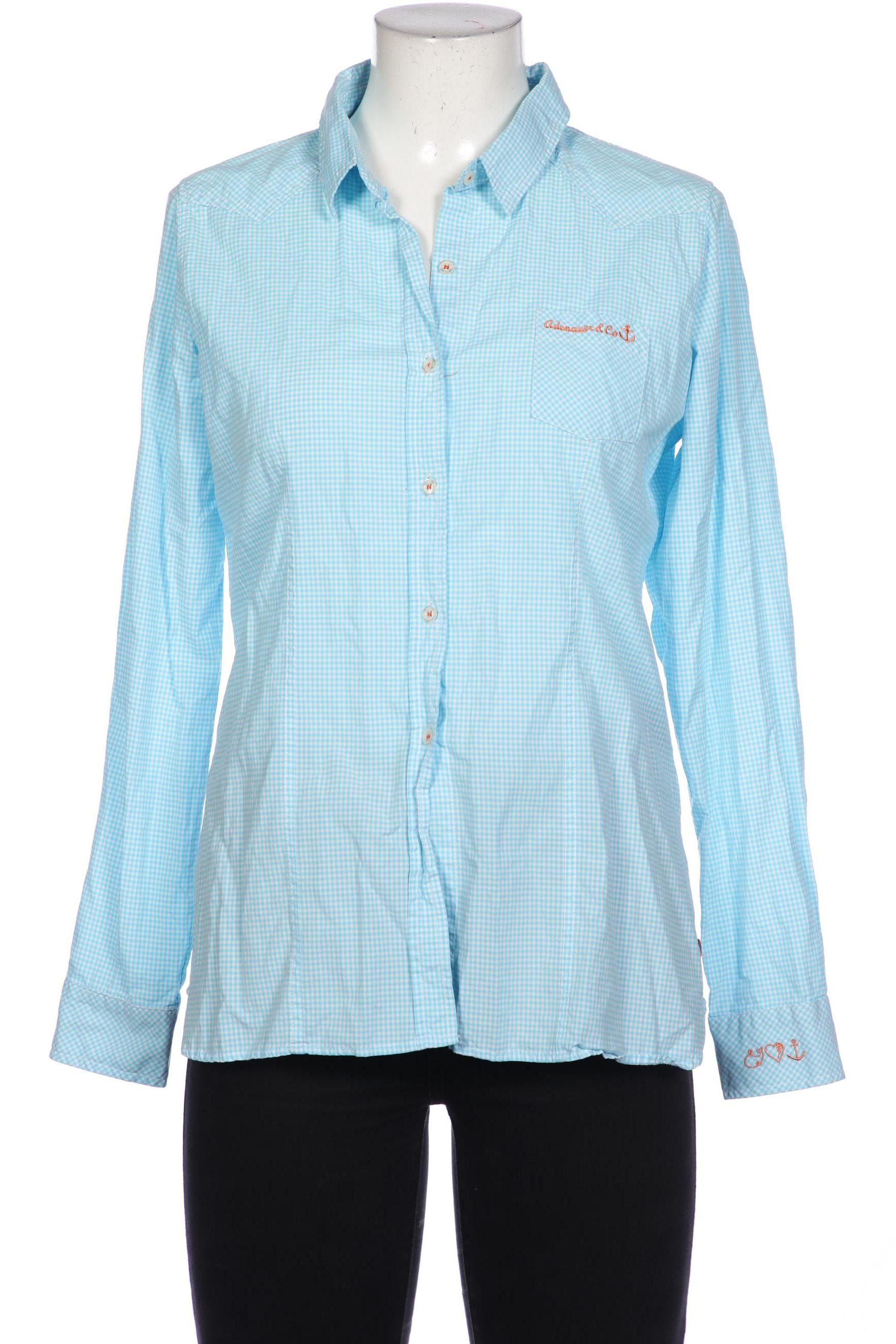 

Adenauer & Co Damen Bluse, hellblau, Gr. 42