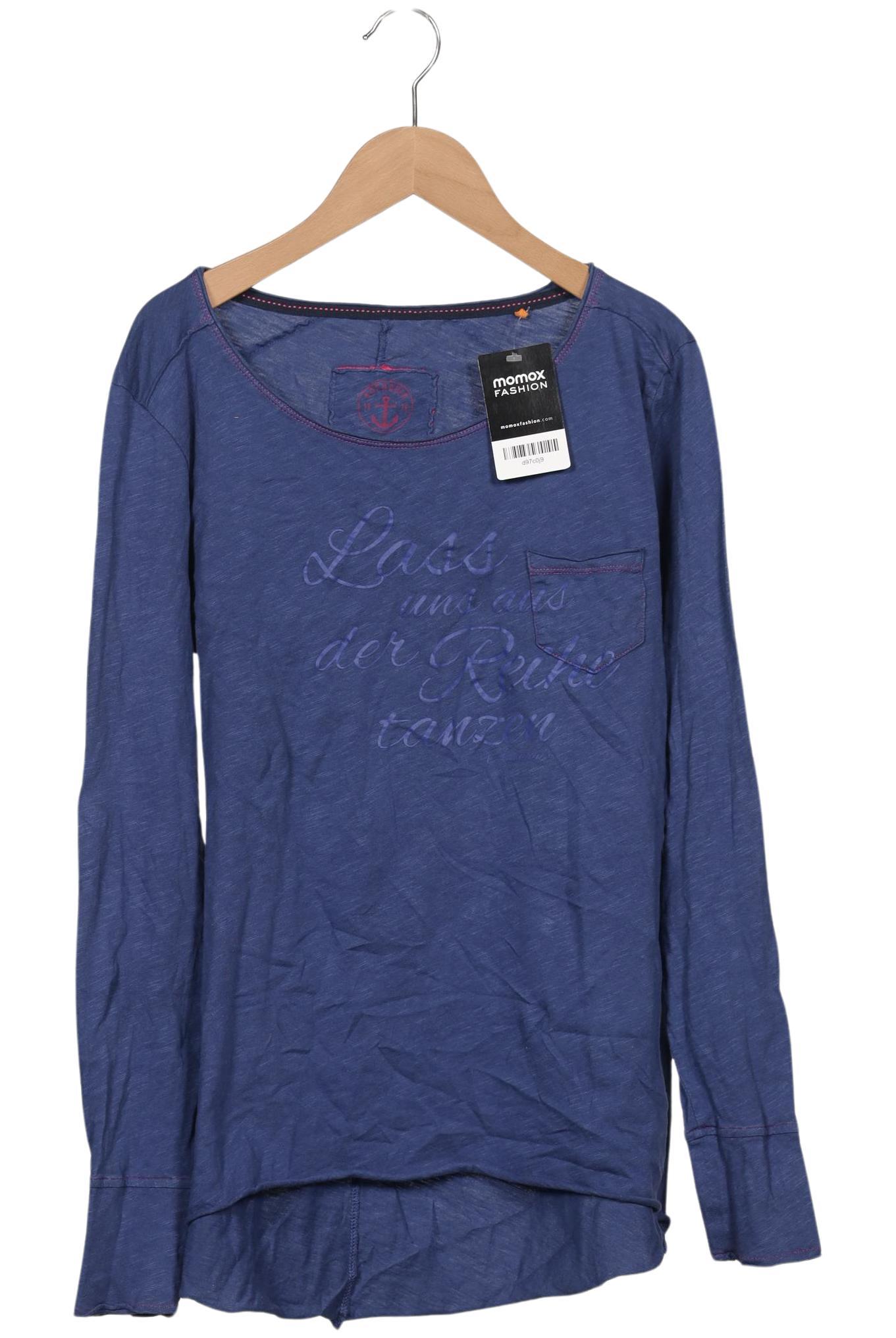 

Adenauer & Co Damen Langarmshirt, marineblau, Gr. 38