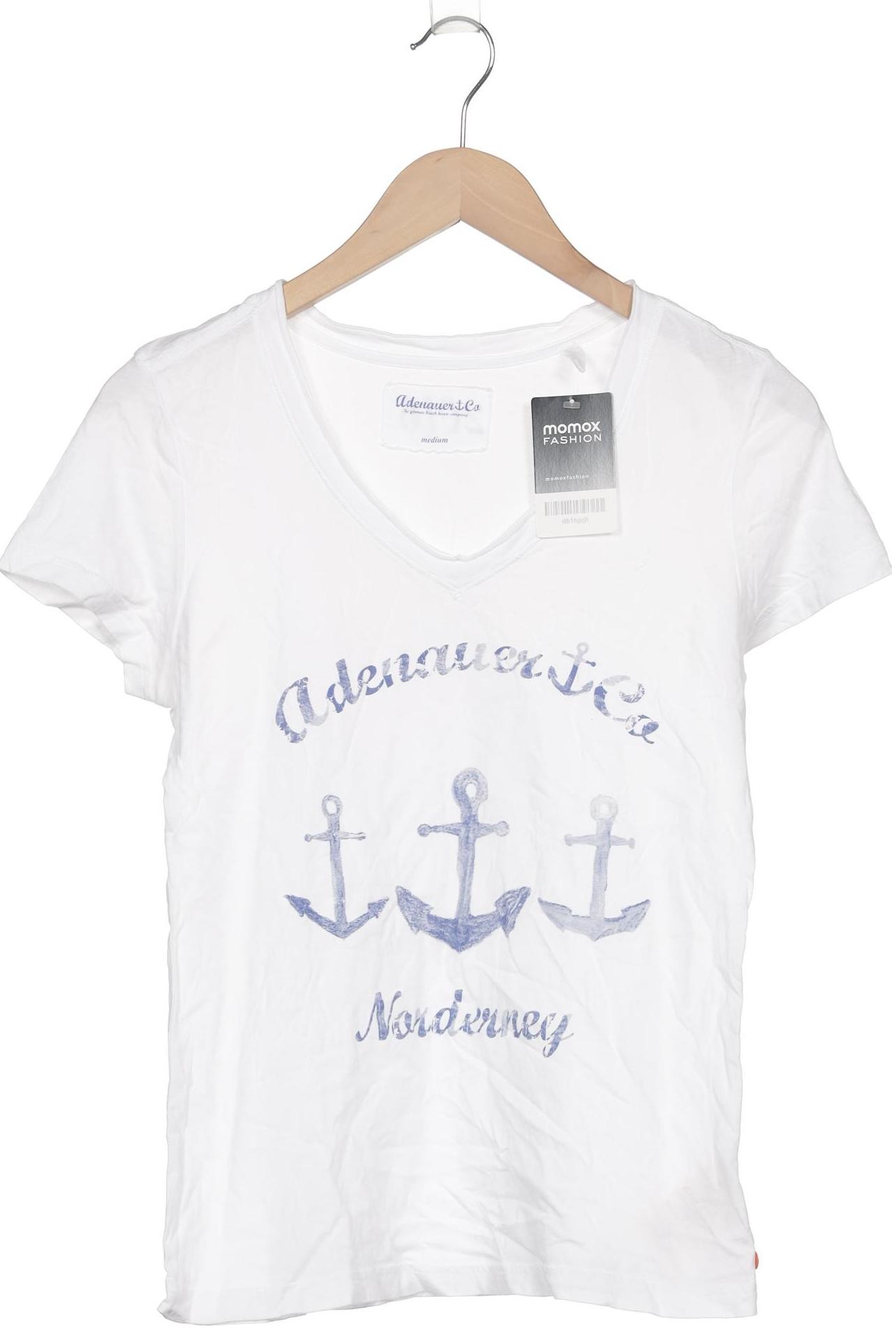 

Adenauer & Co Damen T-Shirt, weiß, Gr. 38
