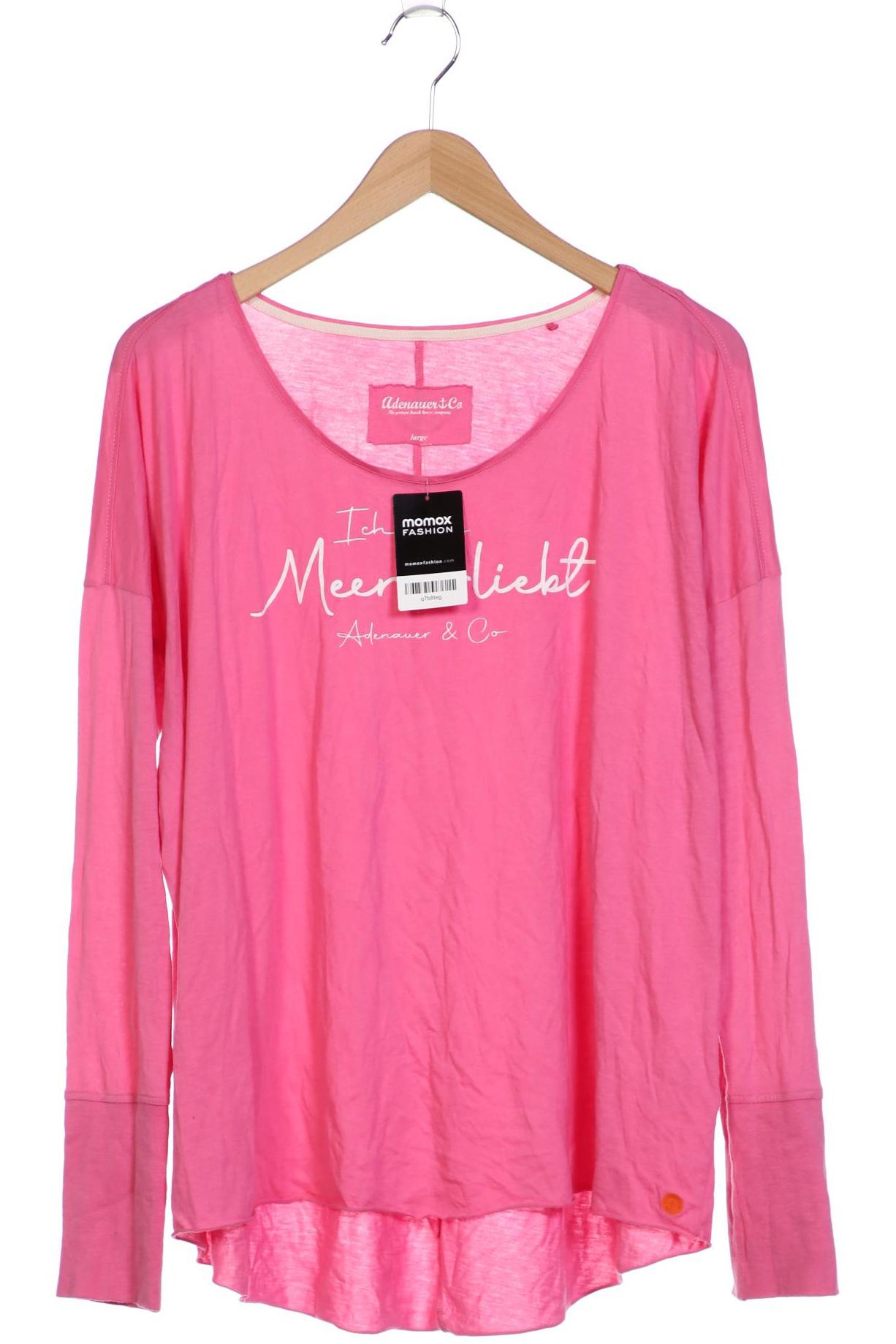 

Adenauer & Co Damen Langarmshirt, pink, Gr. 42