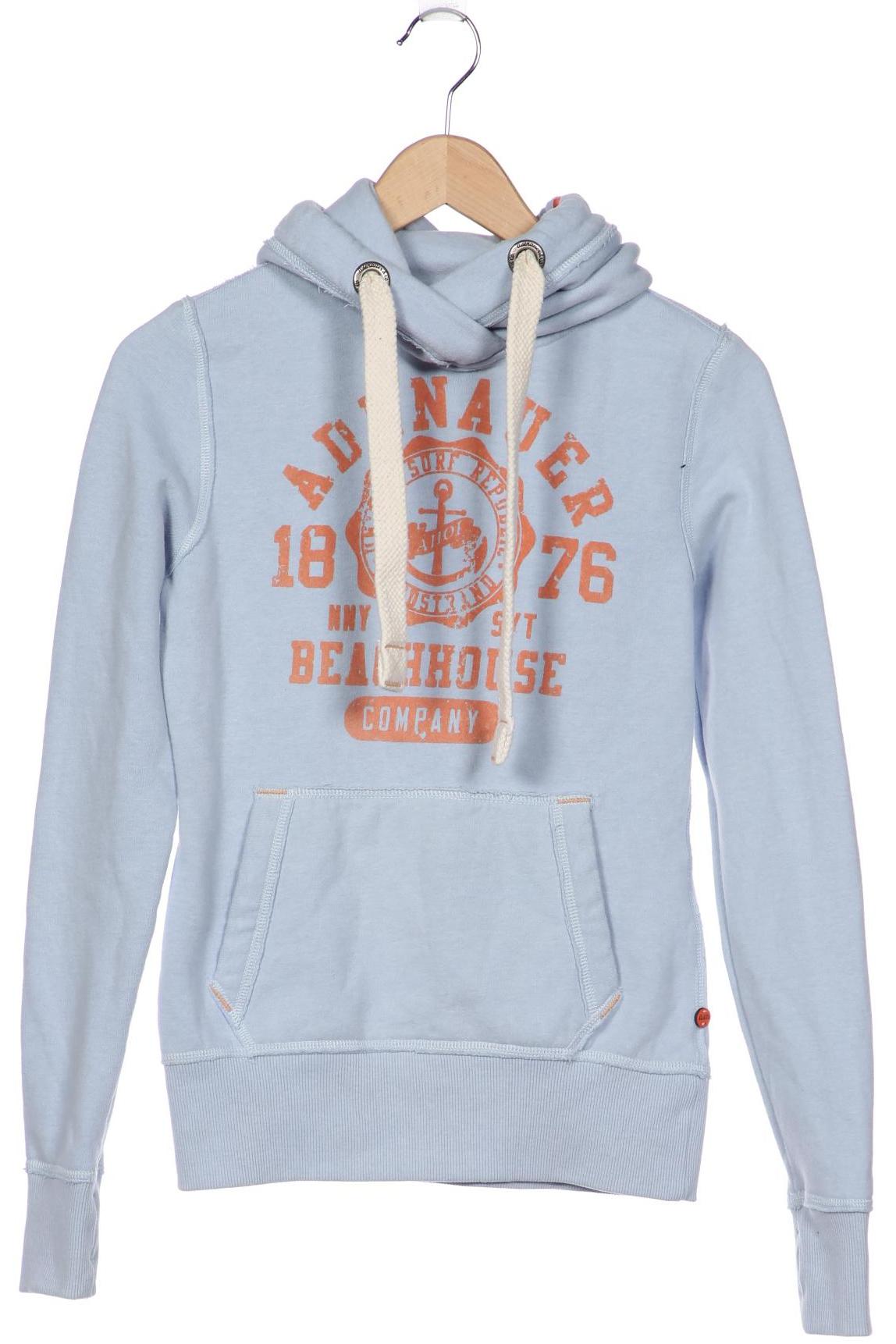 

Adenauer & Co Damen Kapuzenpullover, hellblau, Gr. 32