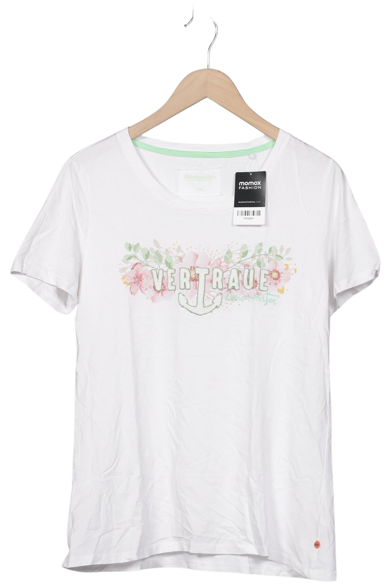 

Adenauer & Co Damen T-Shirt, weiß, Gr. 42