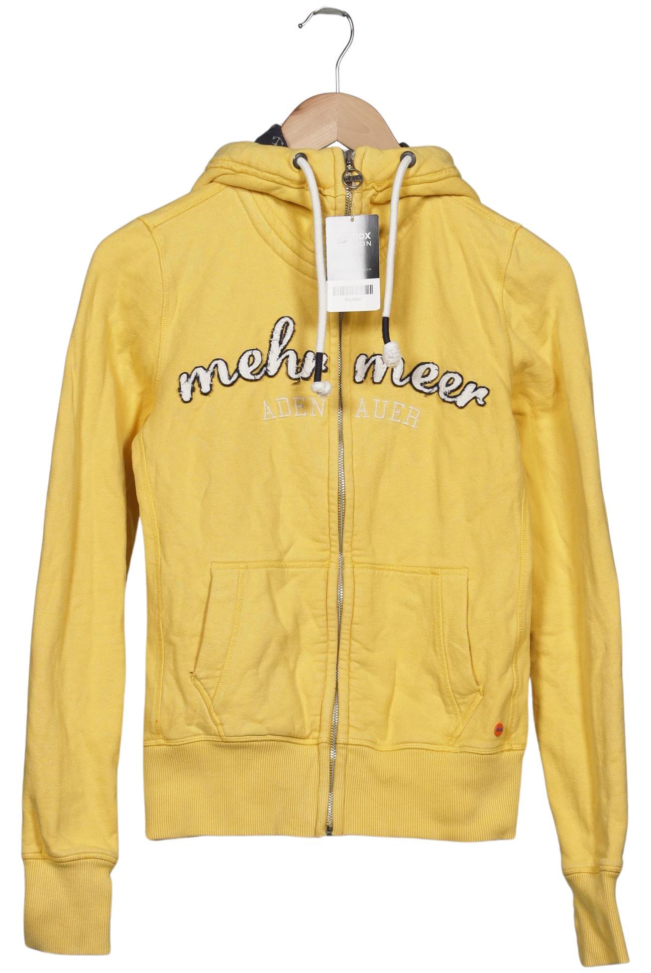 

Adenauer & Co Damen Kapuzenpullover, gelb, Gr. 34