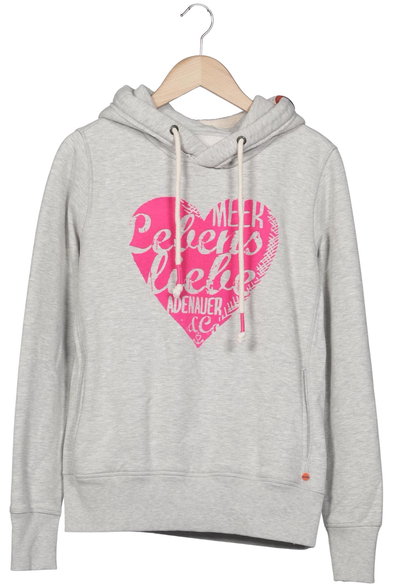 

Adenauer & Co Damen Kapuzenpullover, grau, Gr. 38