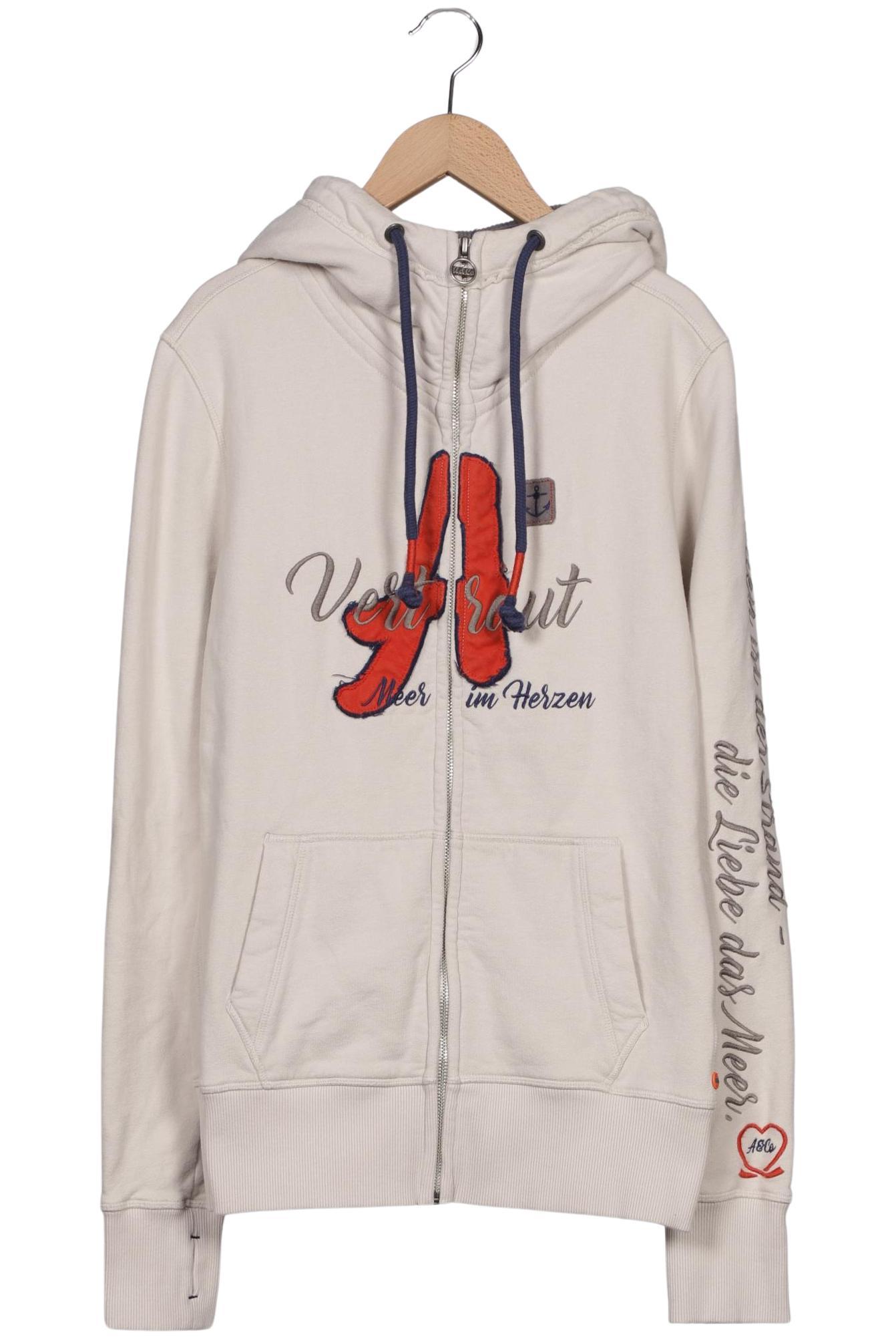 

Adenauer & Co Damen Kapuzenpullover, beige, Gr. 38