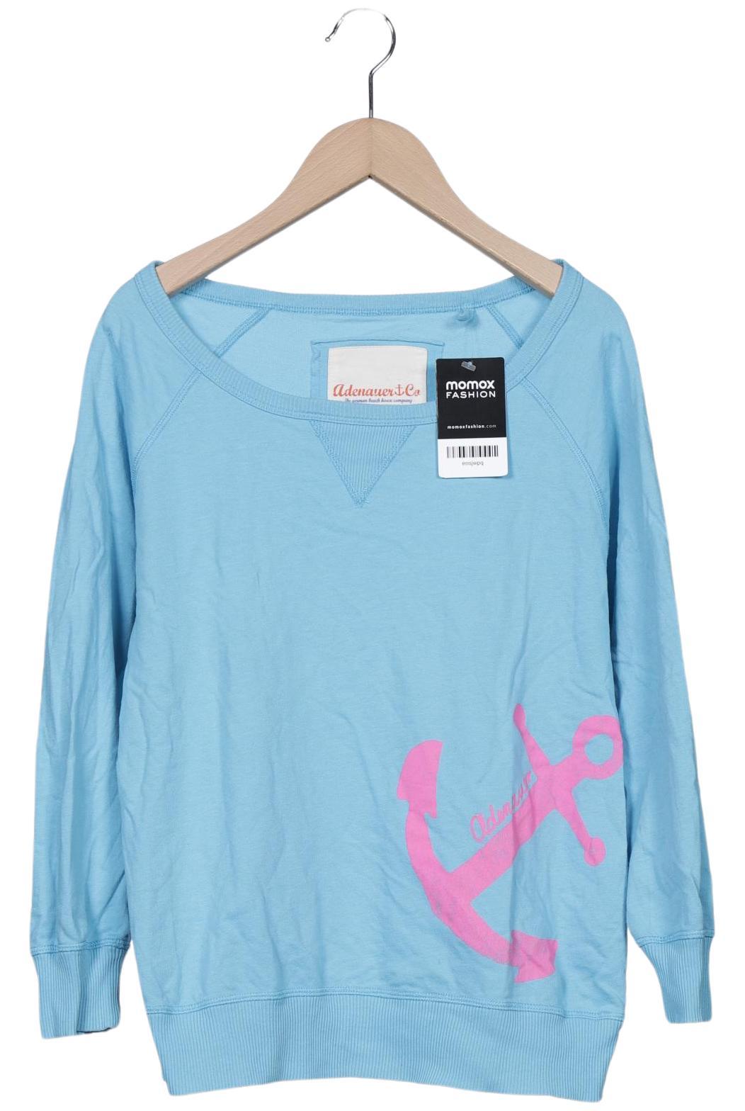 

Adenauer & Co Damen Sweatshirt, blau, Gr. 36
