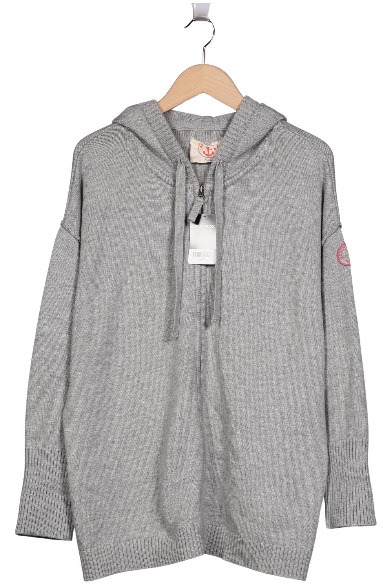 

Adenauer & Co Damen Kapuzenpullover, grau, Gr. 42