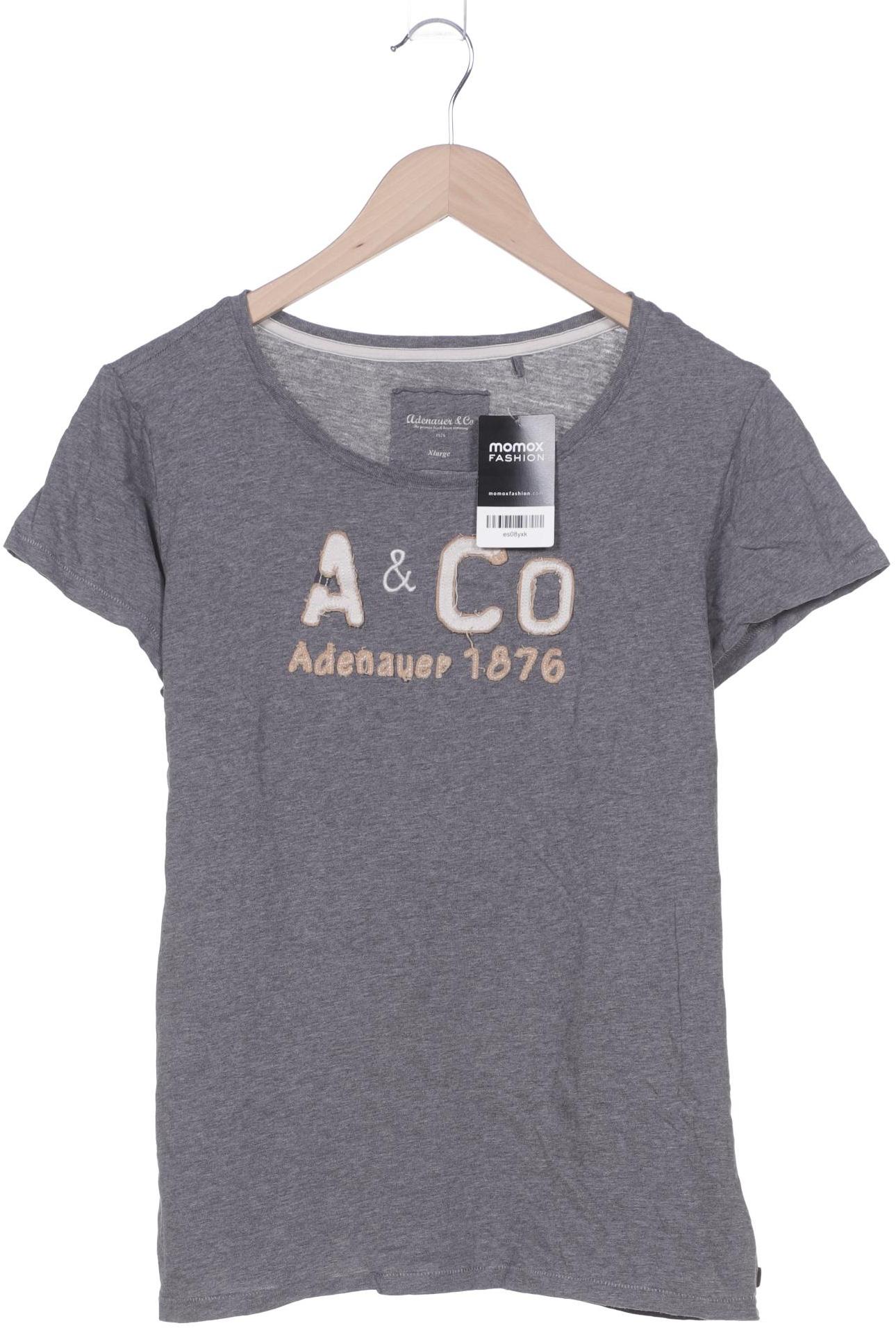 

Adenauer & Co Damen T-Shirt, grau, Gr. 44