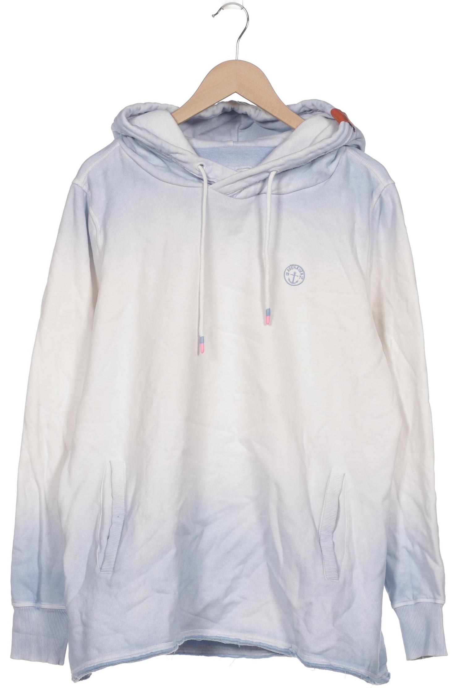 

Adenauer & Co Damen Kapuzenpullover, hellblau, Gr. 46