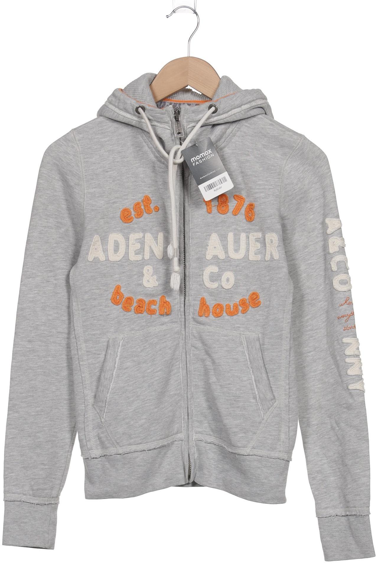 

Adenauer & Co Damen Kapuzenpullover, grau, Gr. 38