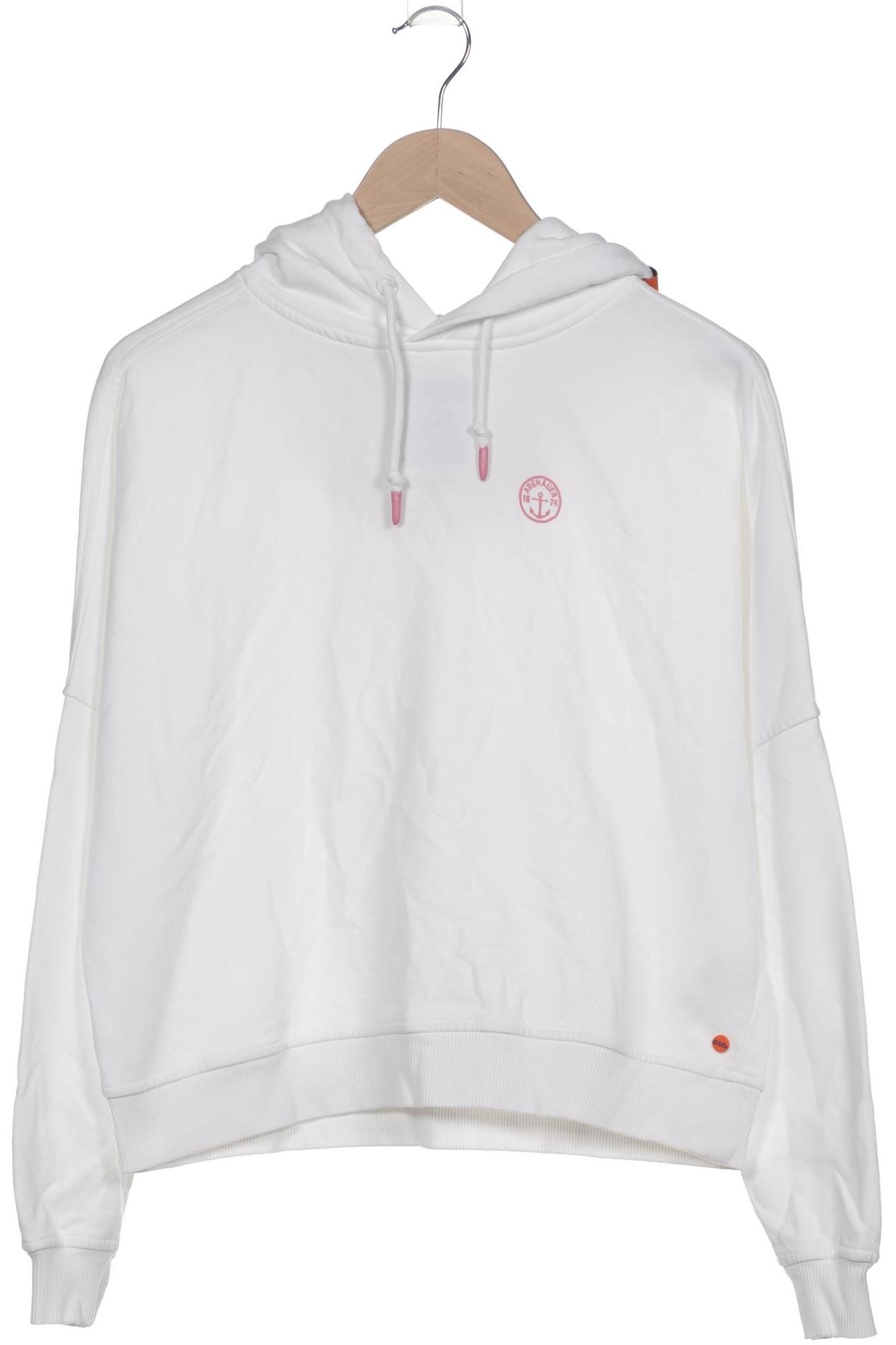

Adenauer & Co Damen Kapuzenpullover, weiß, Gr. 36