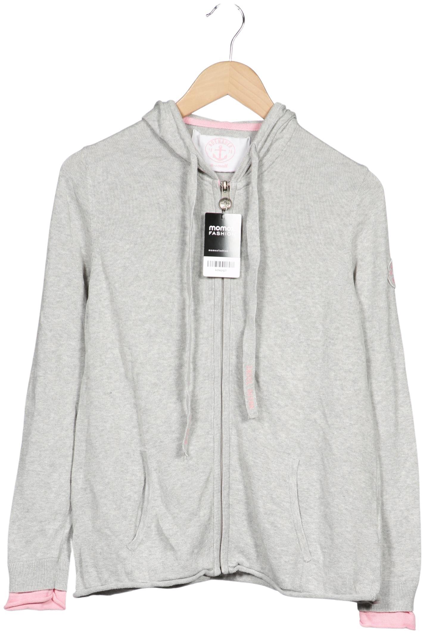 

Adenauer & Co Damen Kapuzenpullover, grau, Gr. 34