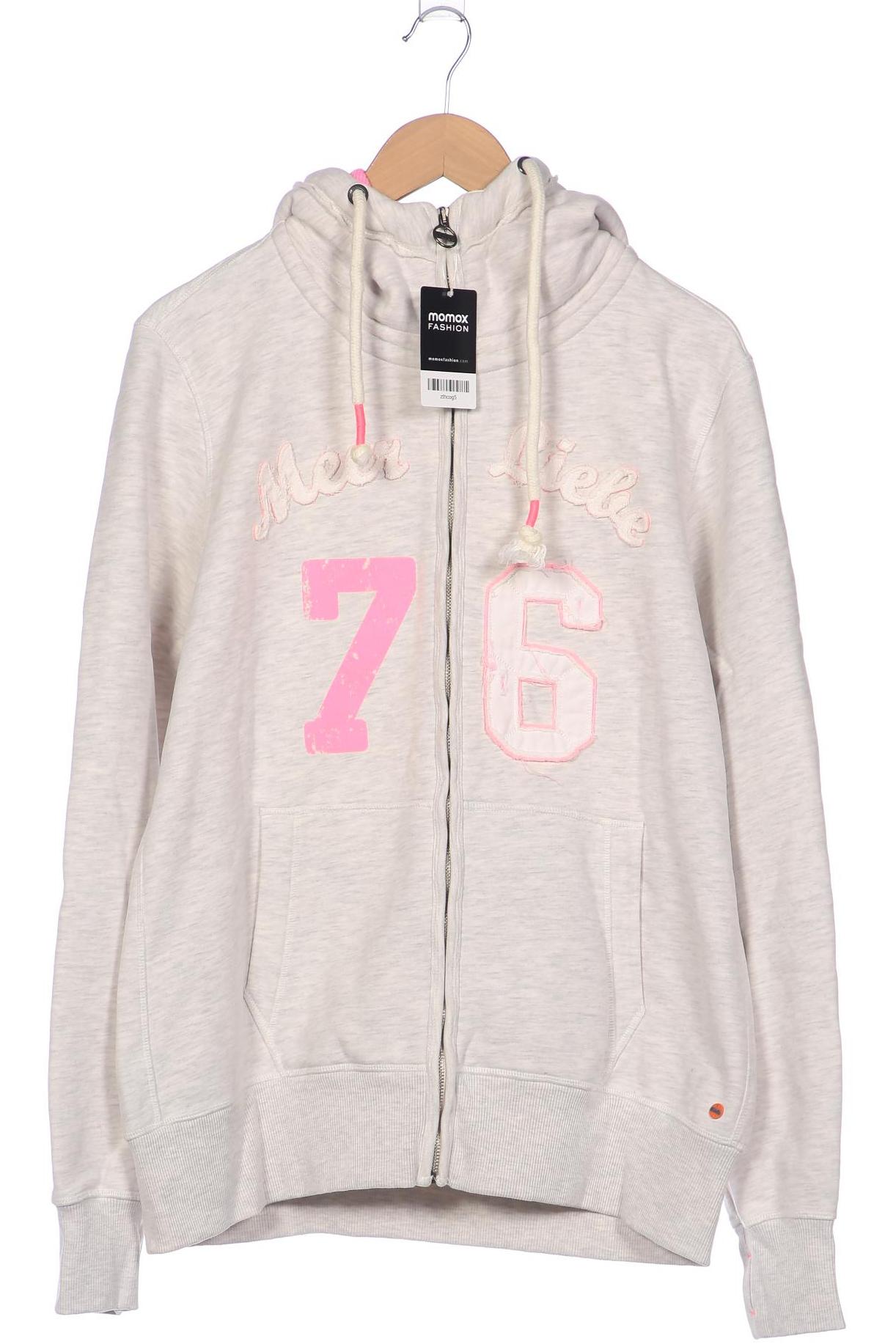 

Adenauer & Co Damen Kapuzenpullover, grau, Gr. 46