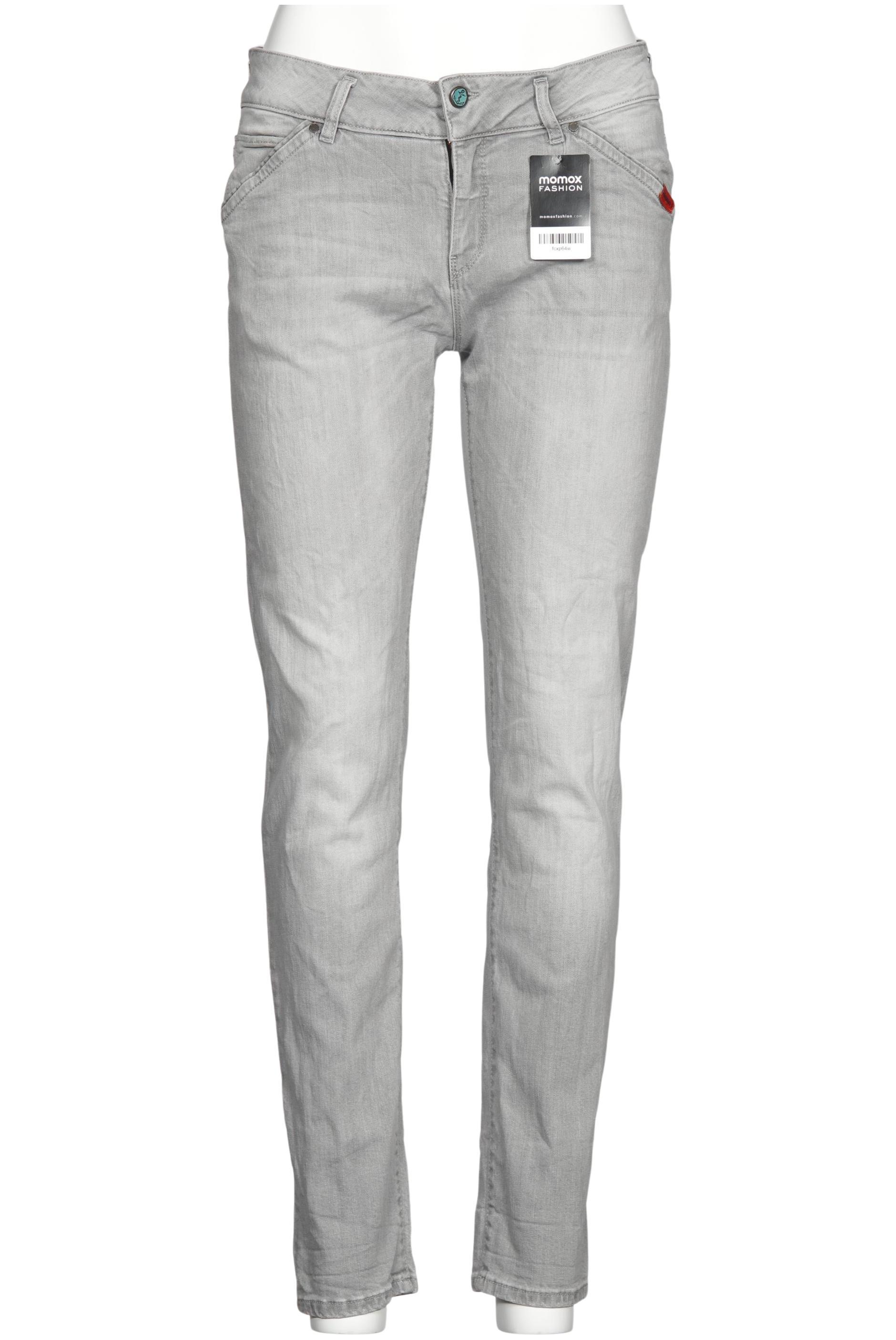 

Adenauer & Co Damen Jeans, grau, Gr. 33