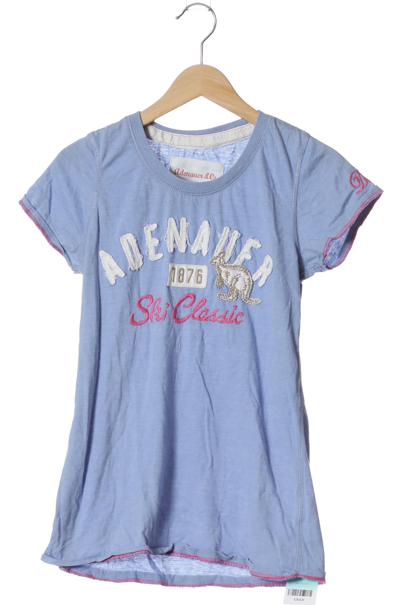 

Adenauer & Co Damen T-Shirt, blau, Gr. 36