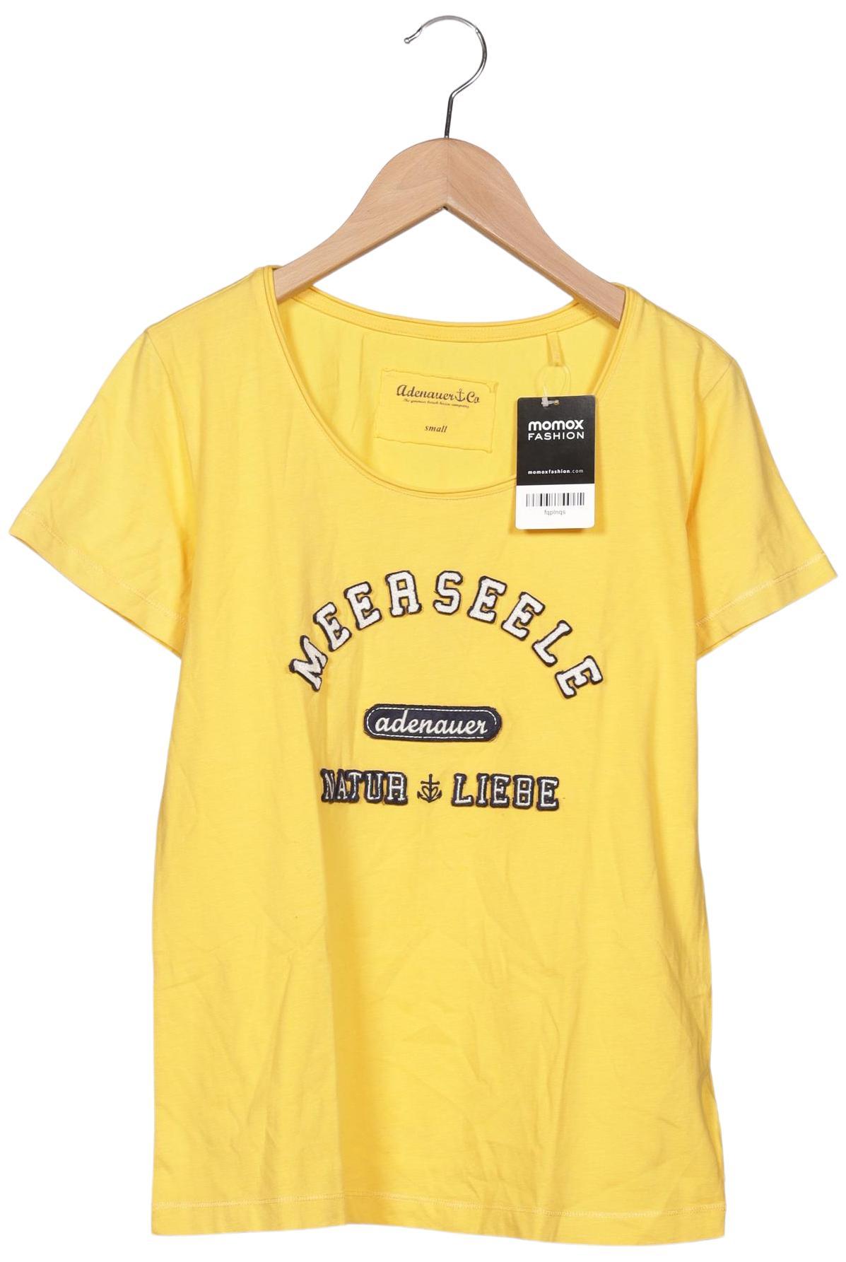

Adenauer & Co Damen T-Shirt, gelb, Gr. 36