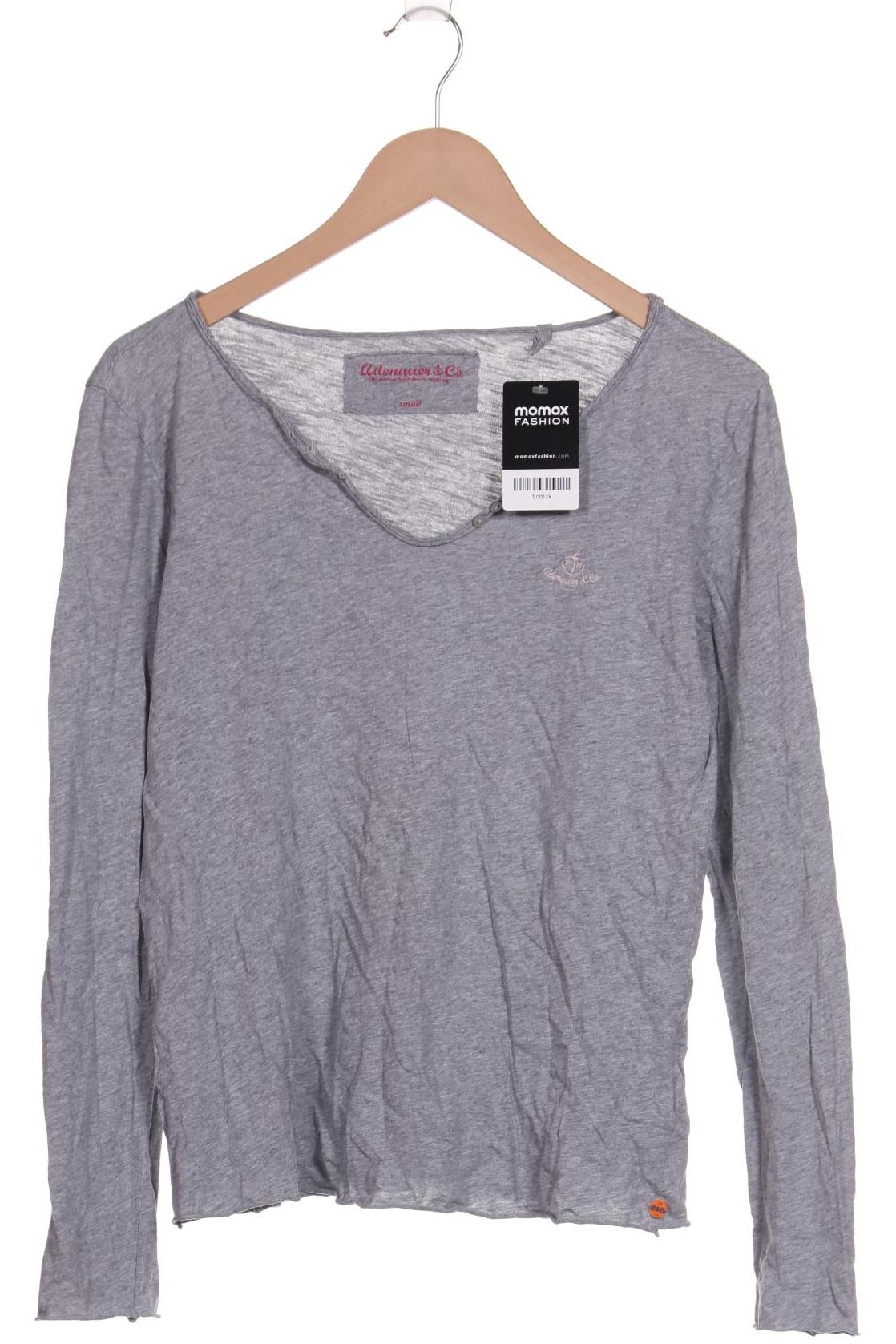 

Adenauer & Co Damen Langarmshirt, grau, Gr. 36