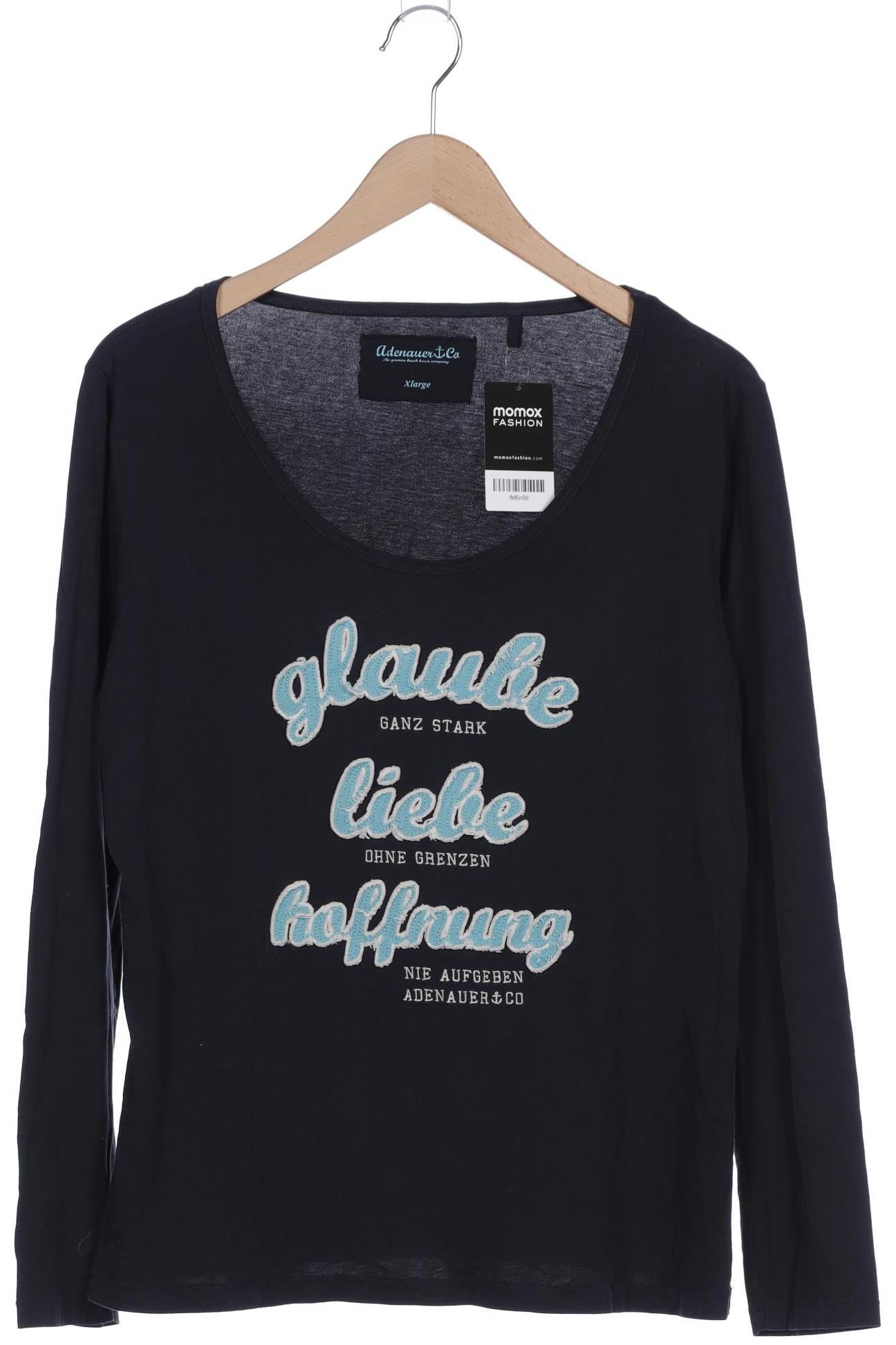 

Adenauer & Co Damen Langarmshirt, marineblau