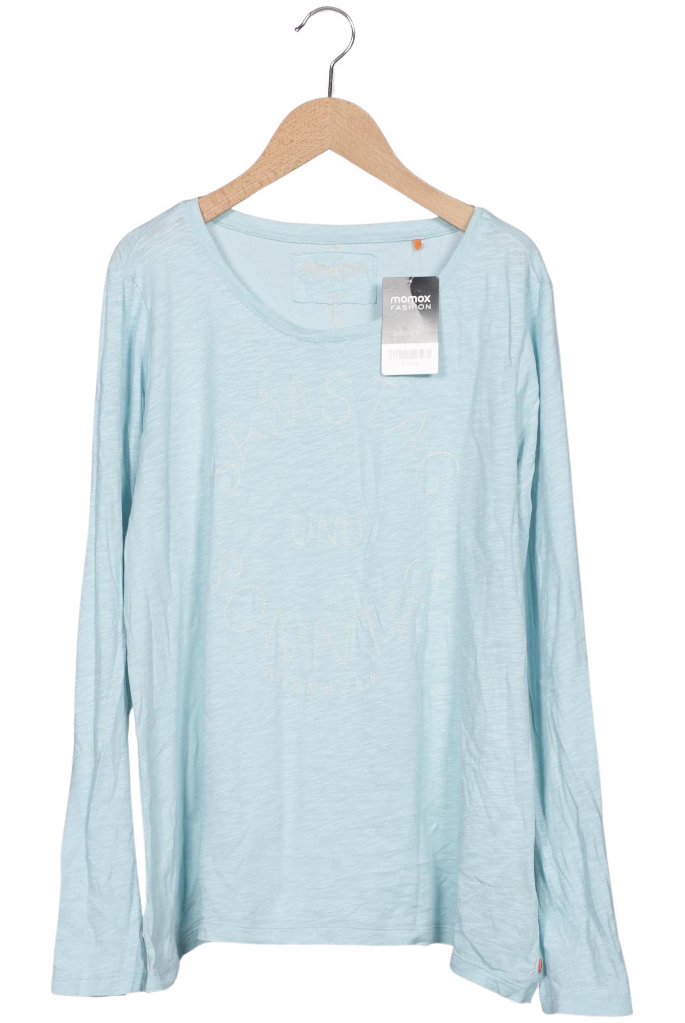 

Adenauer & Co Damen Langarmshirt, hellblau, Gr. 42