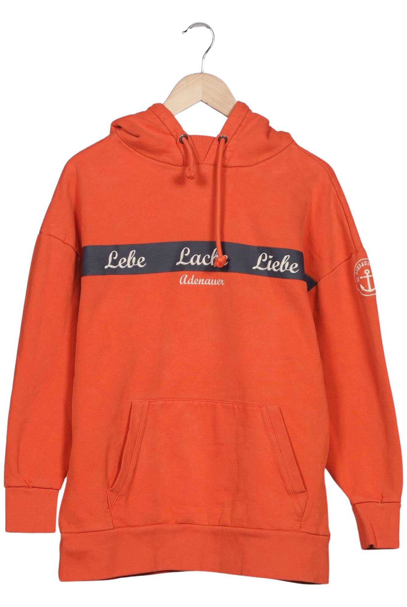 

Adenauer & Co Damen Kapuzenpullover, orange, Gr. 36