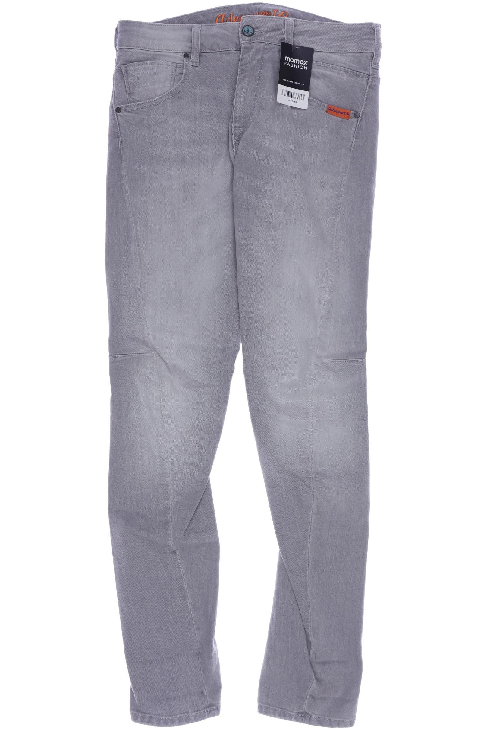 

Adenauer & Co Damen Jeans, grau, Gr. 34