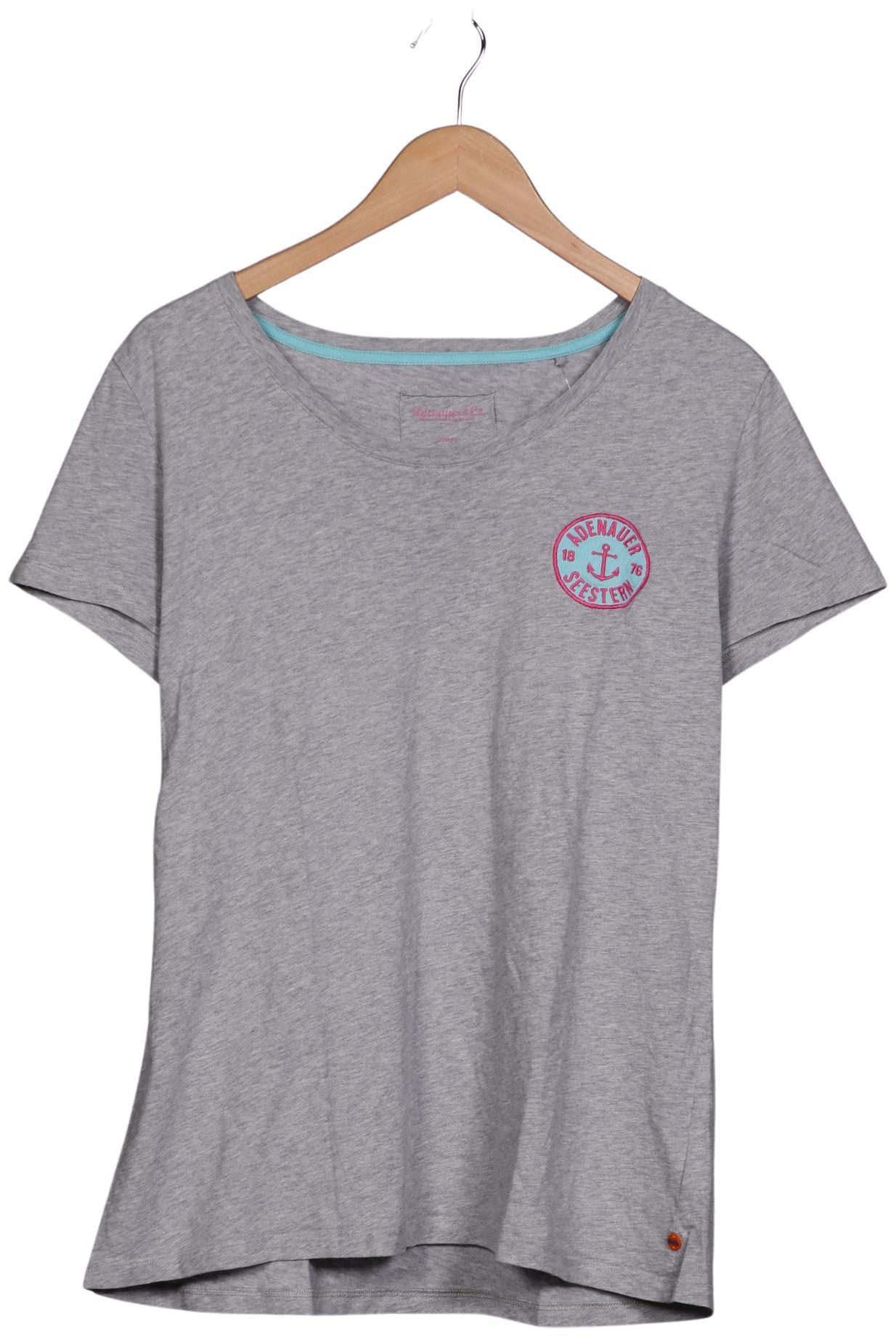 

Adenauer & Co Damen T-Shirt, grau, Gr. 44