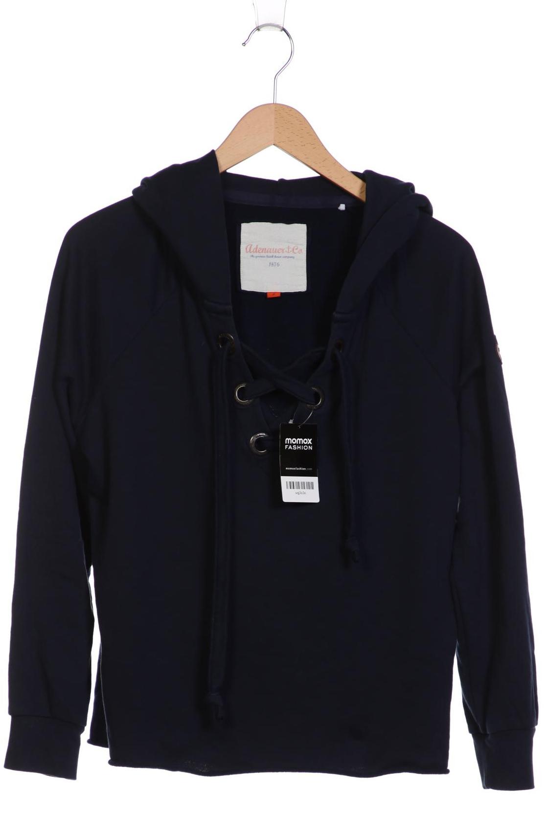 

Adenauer & Co Damen Kapuzenpullover, marineblau, Gr. 36