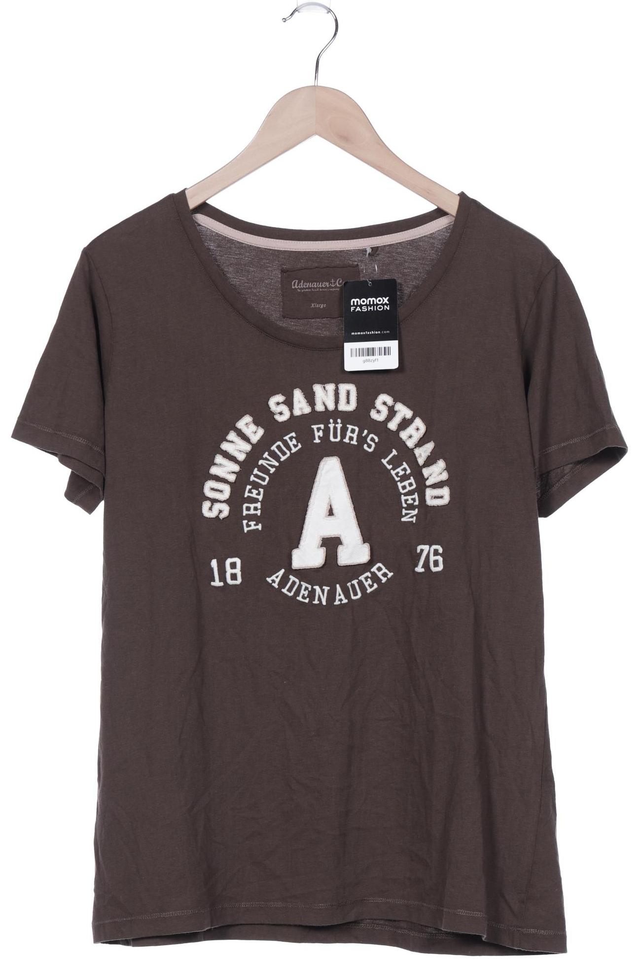 

Adenauer & Co Damen T-Shirt, braun, Gr. 44