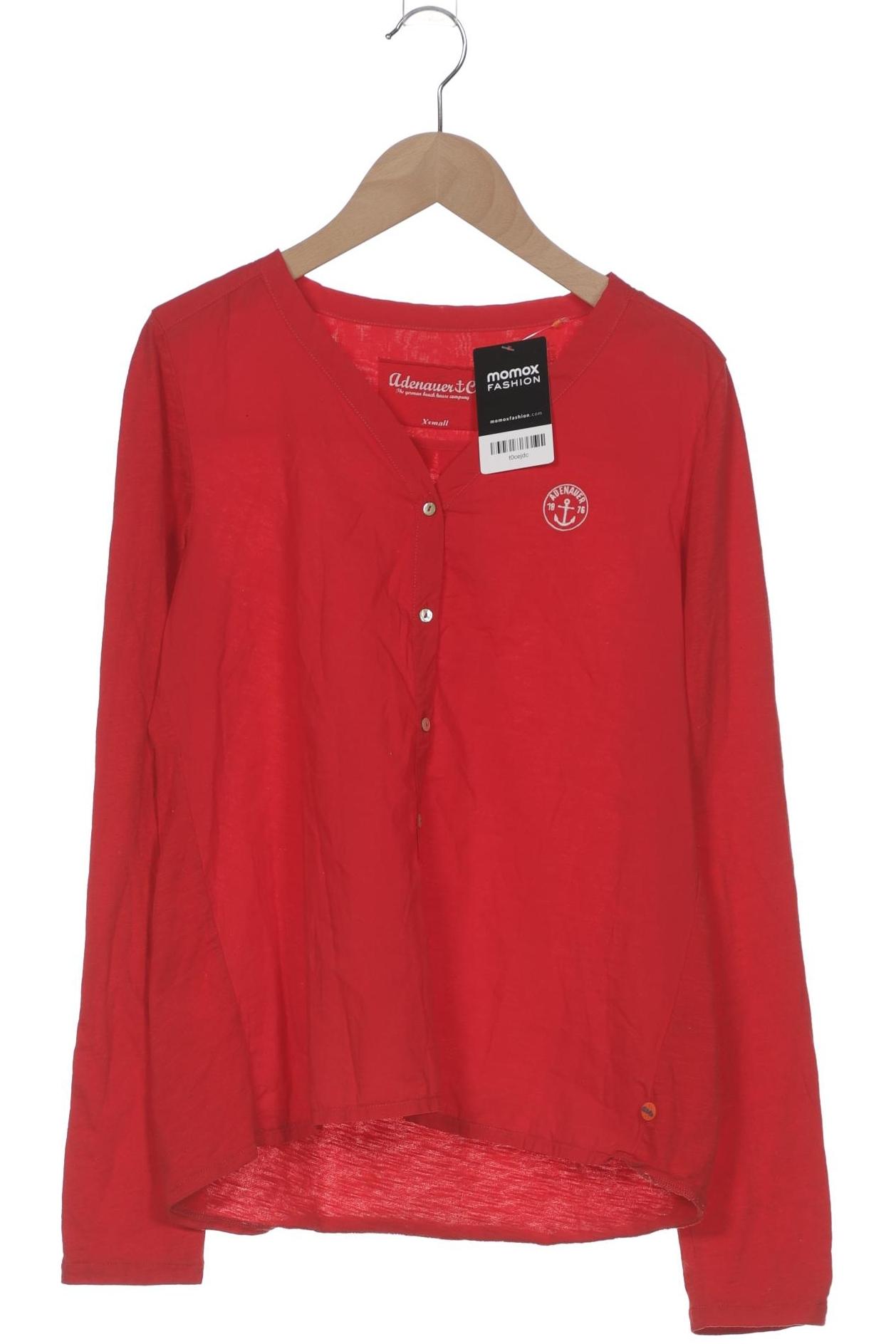 

Adenauer & Co Damen Langarmshirt, rot, Gr. 34