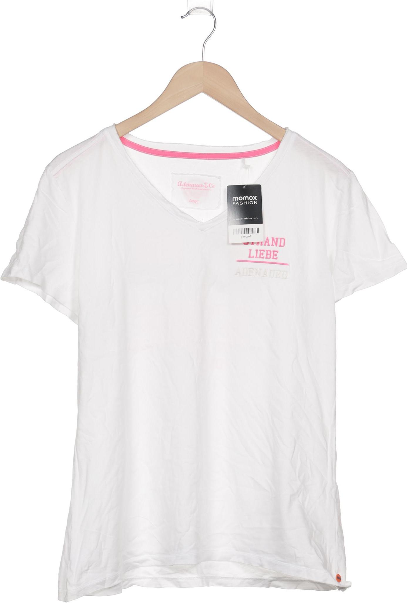 

Adenauer & Co Damen T-Shirt, weiß, Gr. 42