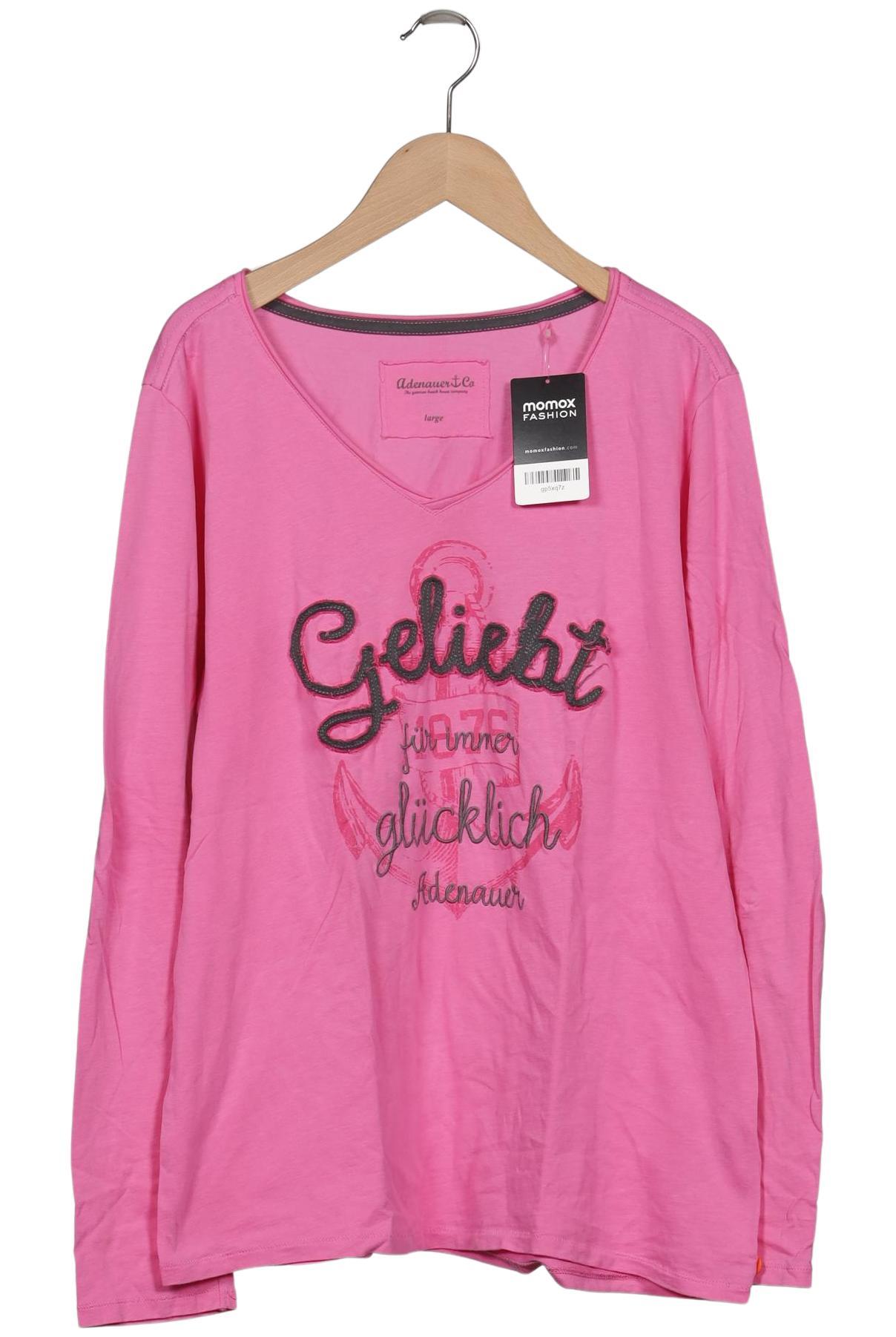 

Adenauer & Co Damen Langarmshirt, pink, Gr. 42