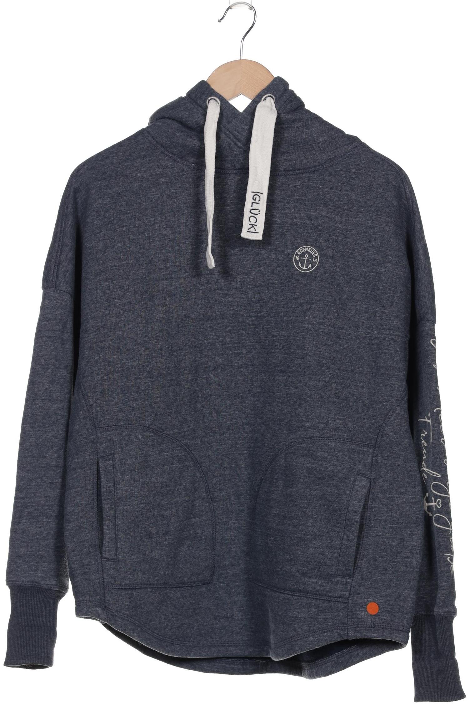 

Adenauer & Co Damen Kapuzenpullover, grau, Gr. 38
