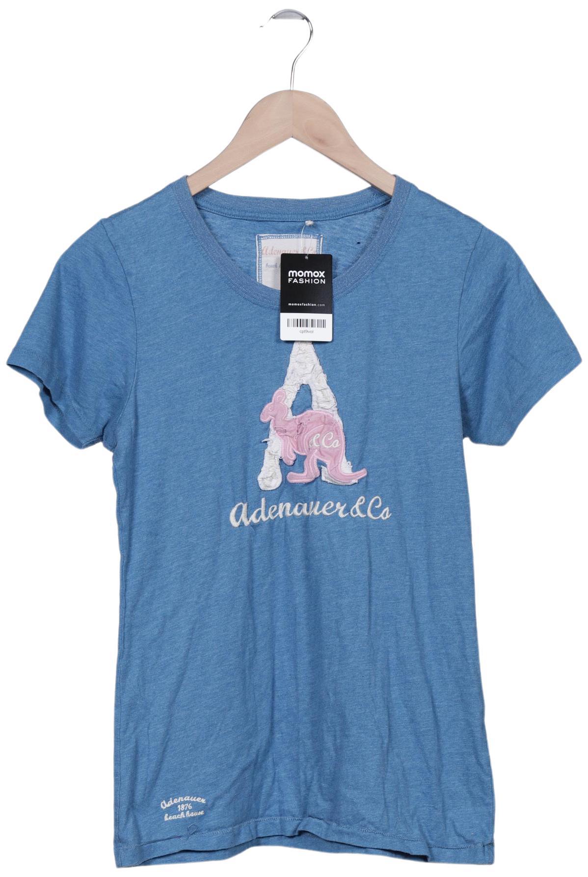 

Adenauer & Co Damen T-Shirt, blau, Gr. 44
