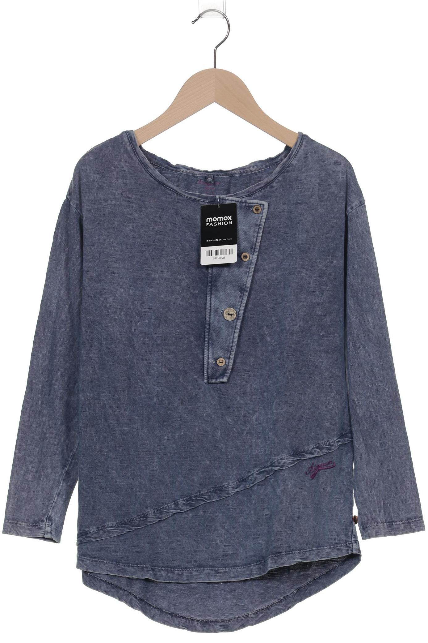 

Adenauer & Co Damen Langarmshirt, blau, Gr. 36