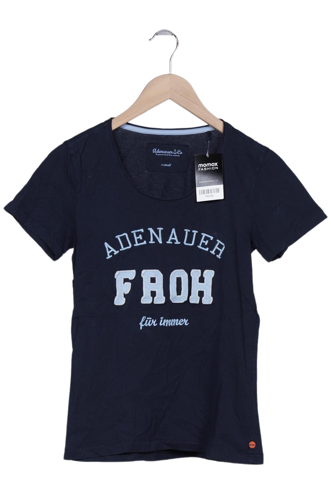 

Adenauer & Co Damen T-Shirt, marineblau, Gr. 34