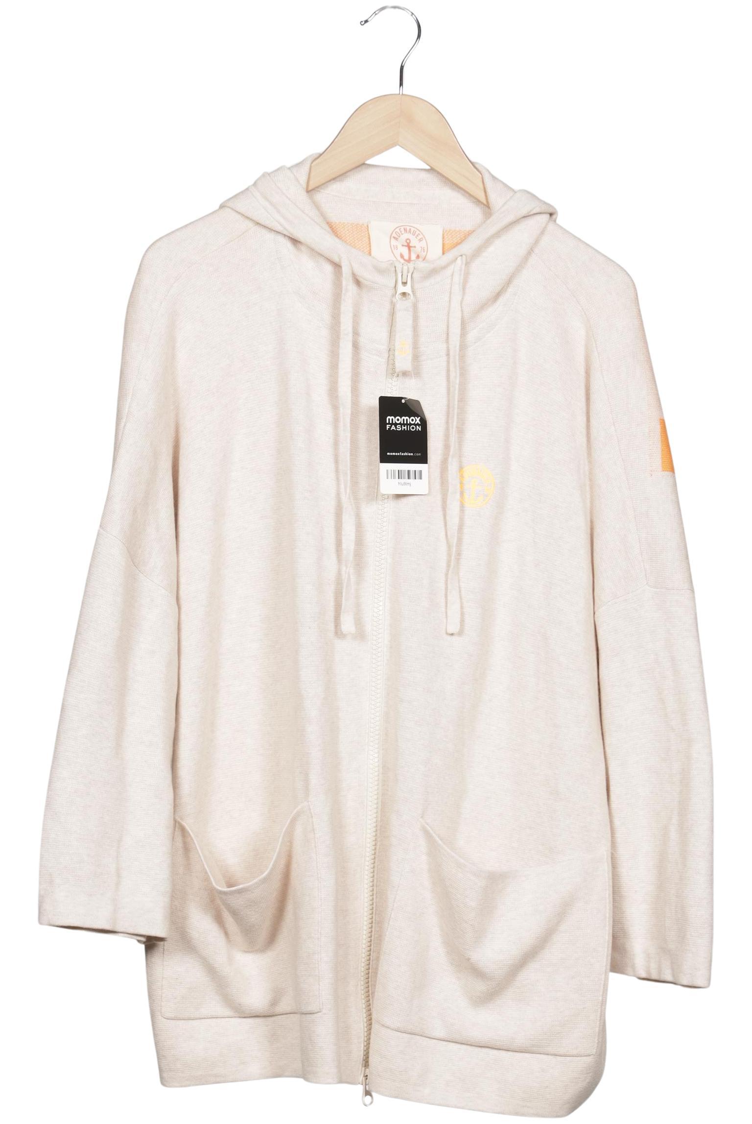

Adenauer & Co Damen Kapuzenpullover, beige, Gr. 36