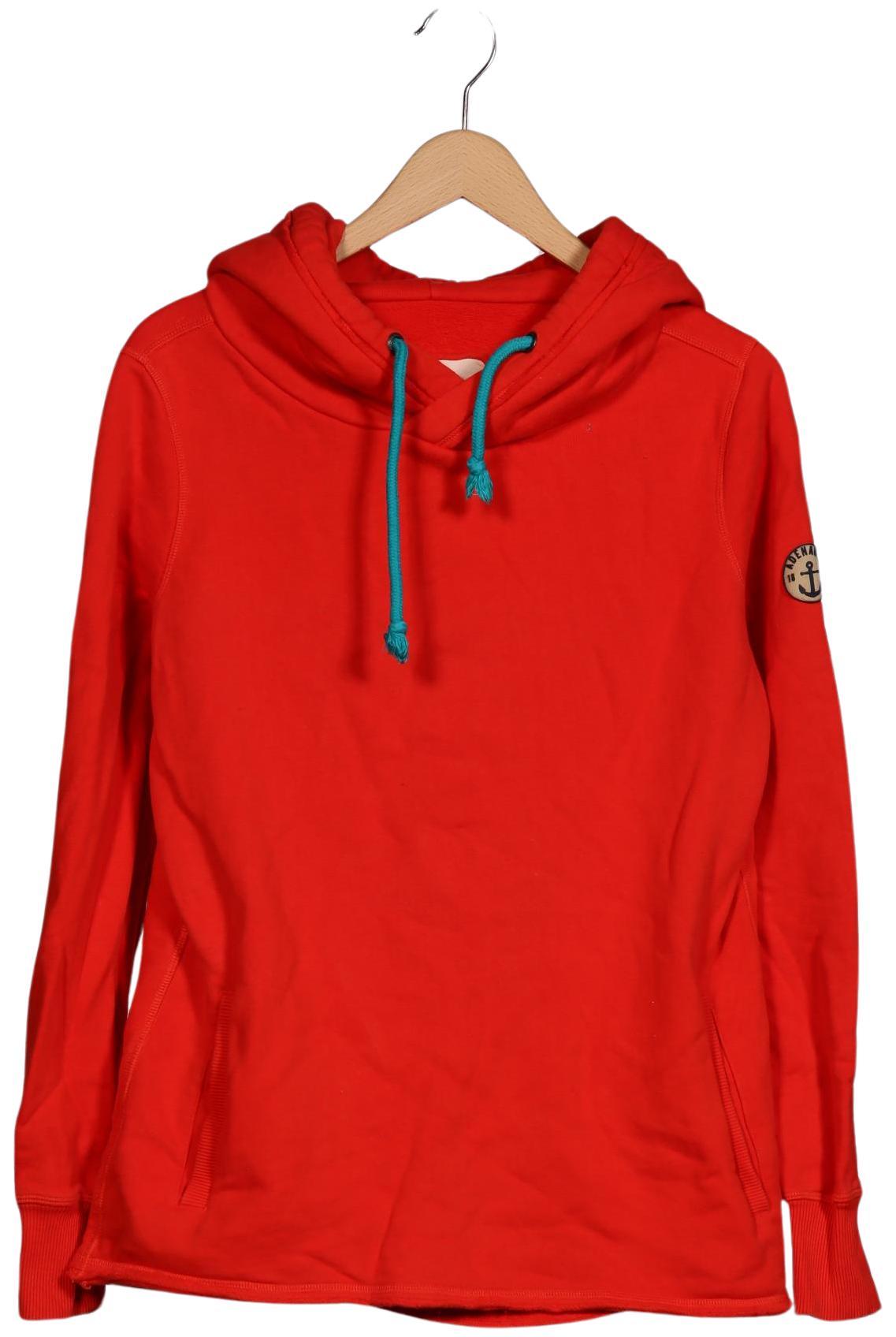 

Adenauer & Co Damen Kapuzenpullover, rot, Gr. 38