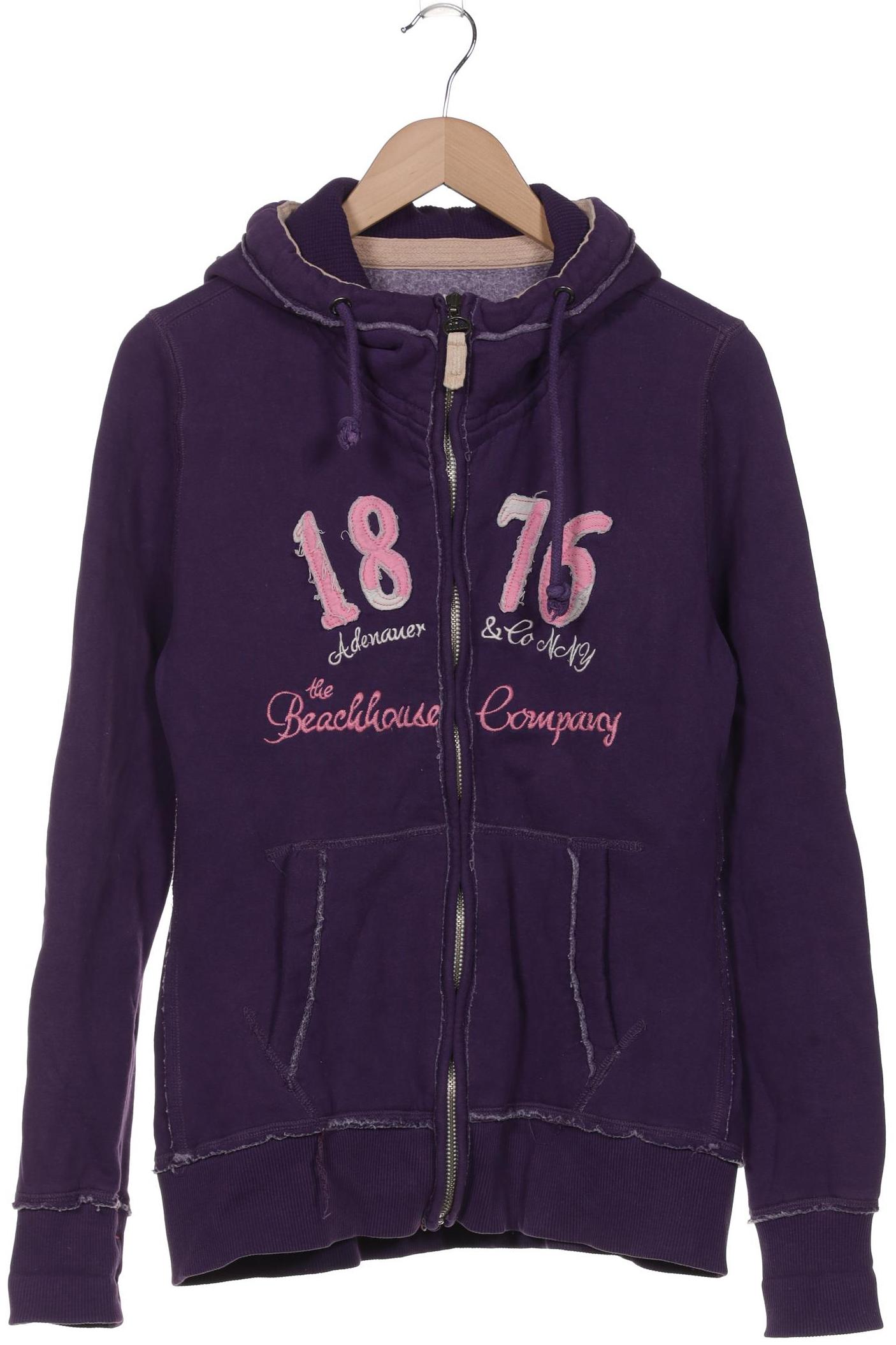 

Adenauer & Co Damen Kapuzenpullover, flieder, Gr. 44