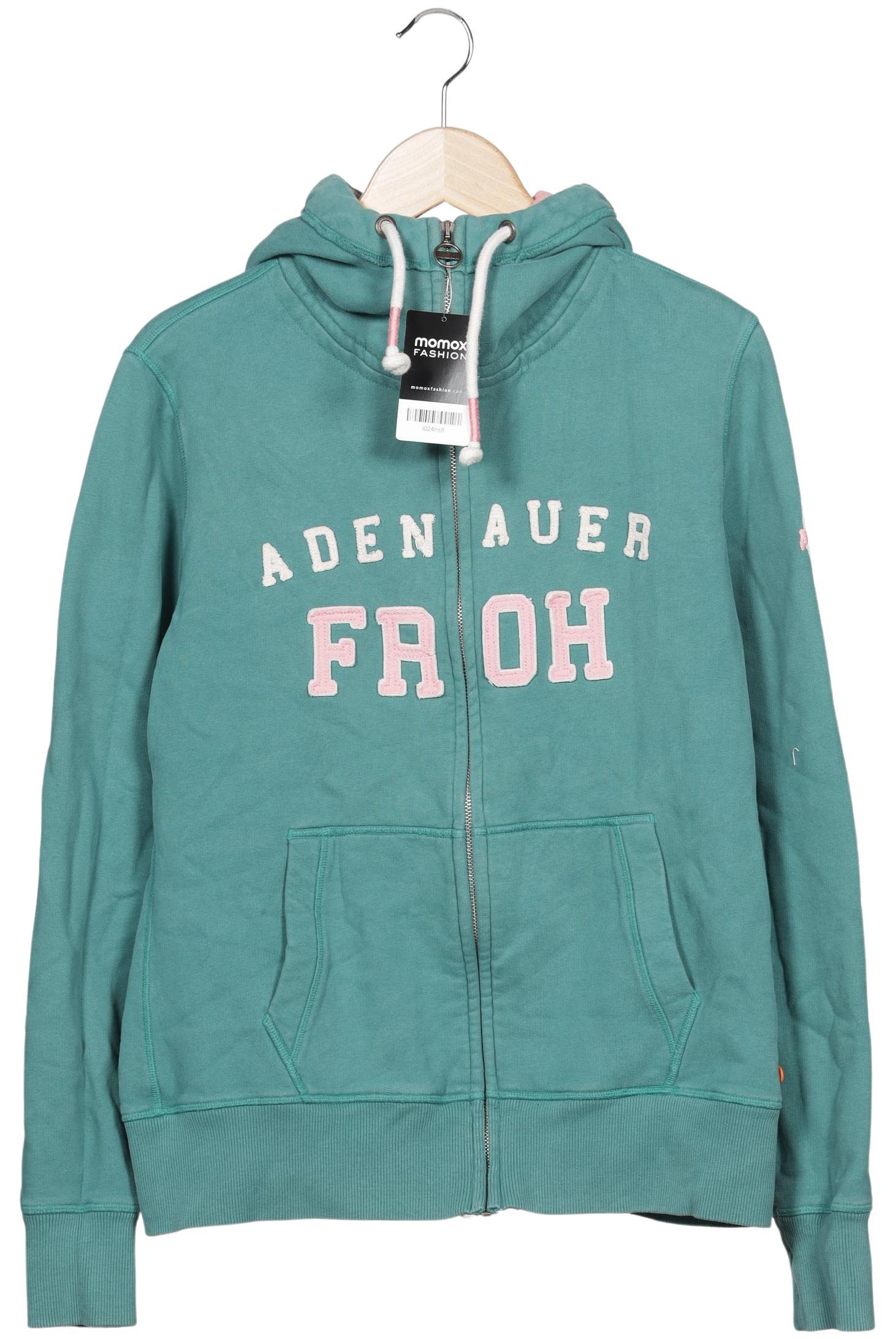 

Adenauer & Co Damen Kapuzenpullover, grün, Gr. 44