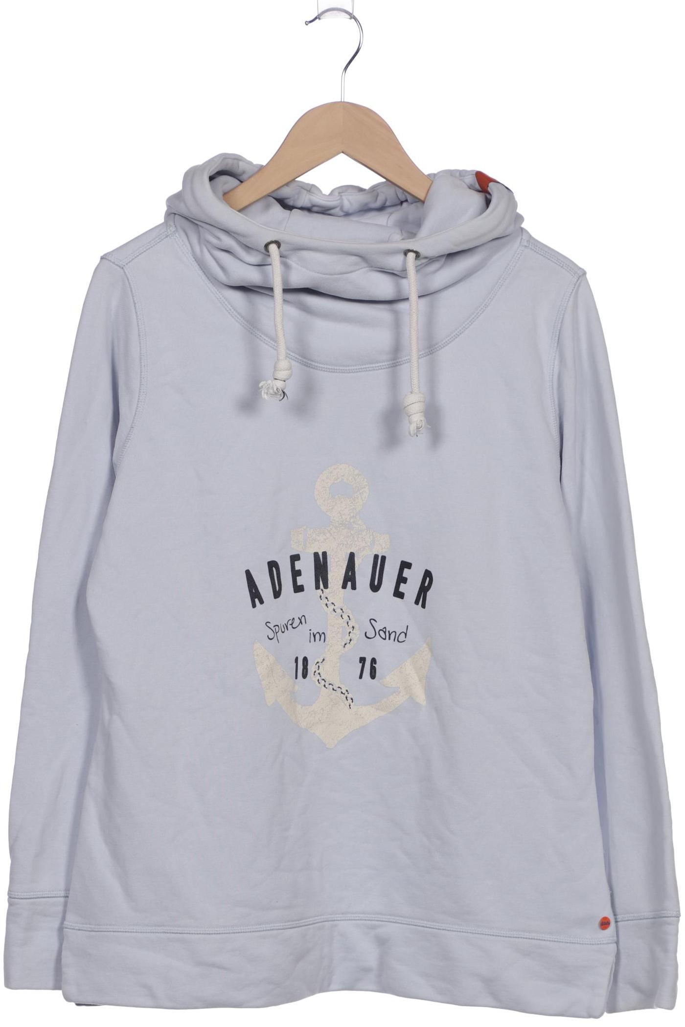 

Adenauer & Co Damen Kapuzenpullover, blau, Gr. 44