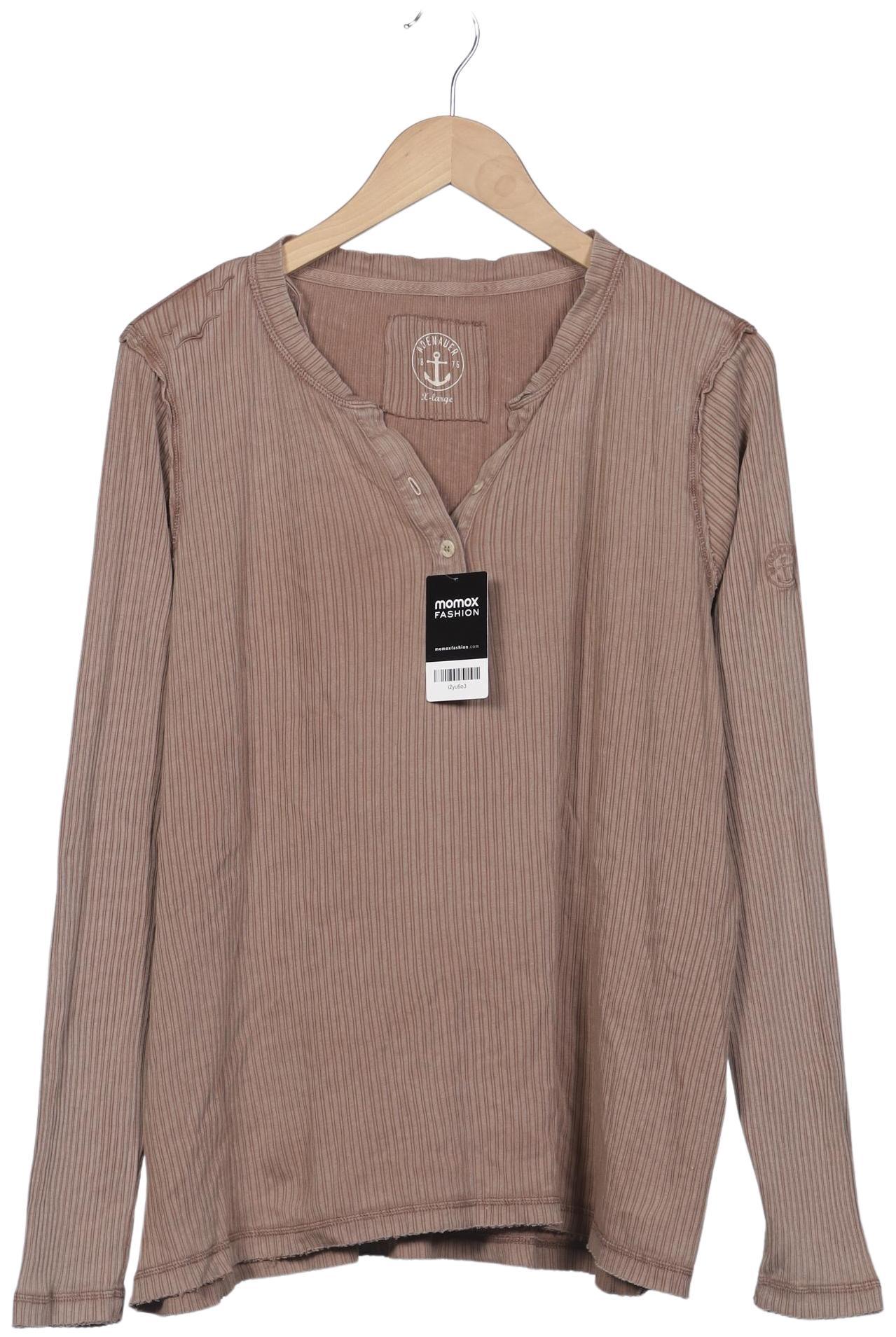 

Adenauer & Co Damen Langarmshirt, braun, Gr. 44
