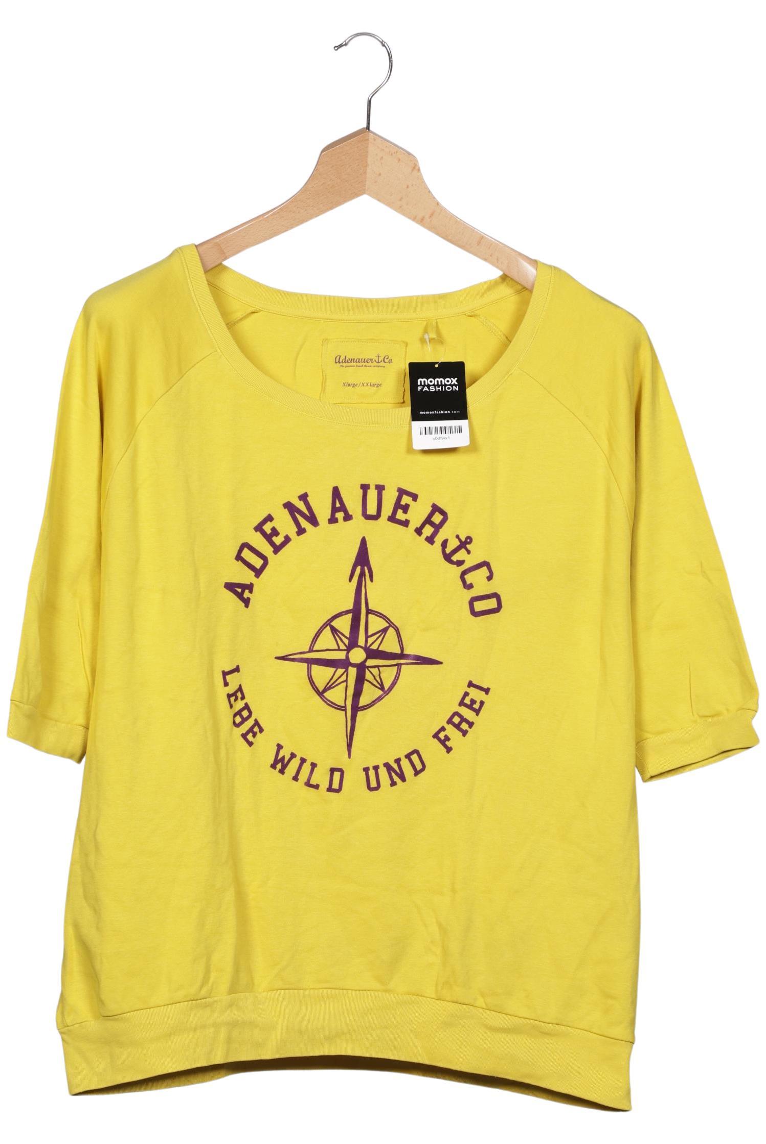 

Adenauer & Co Damen Sweatshirt, gelb, Gr. 44