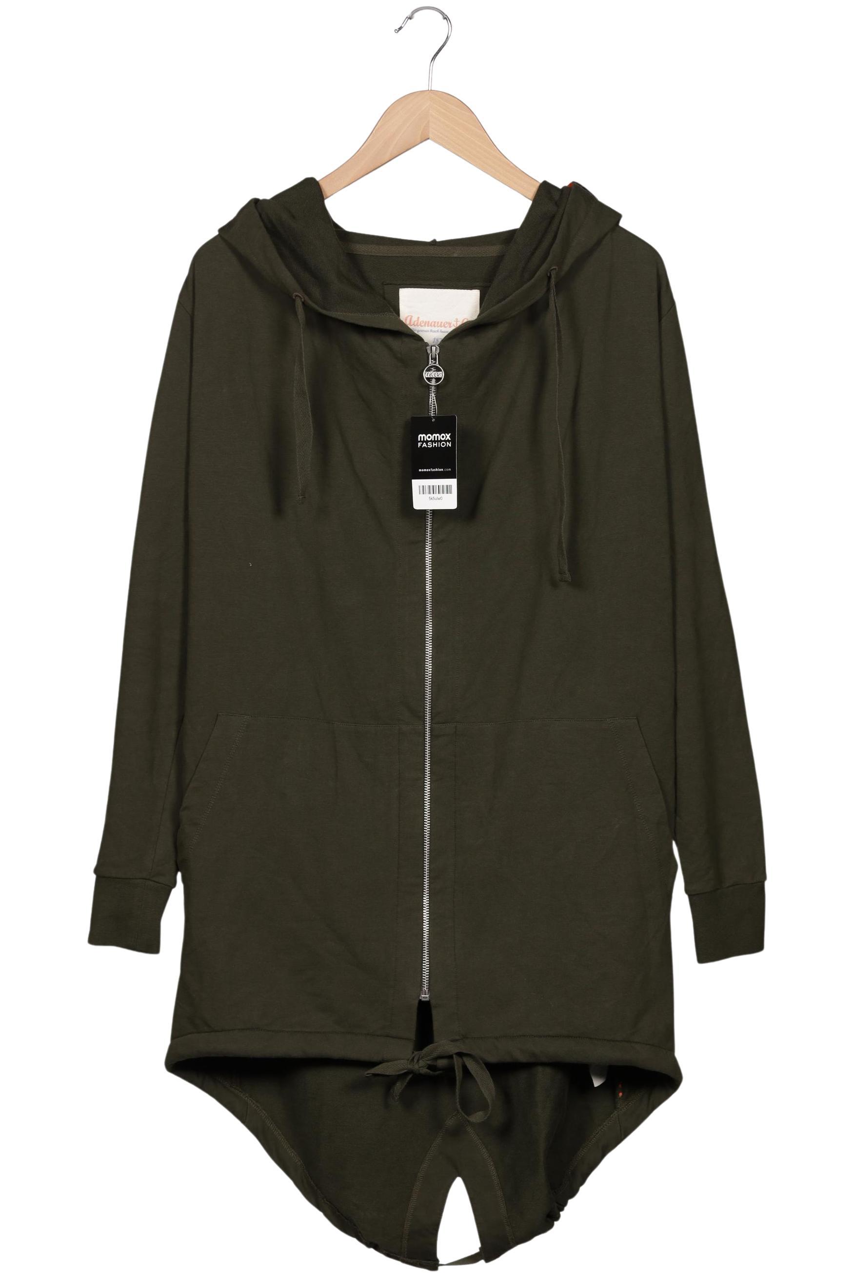 

Adenauer & Co Damen Kapuzenpullover, grün, Gr. 36