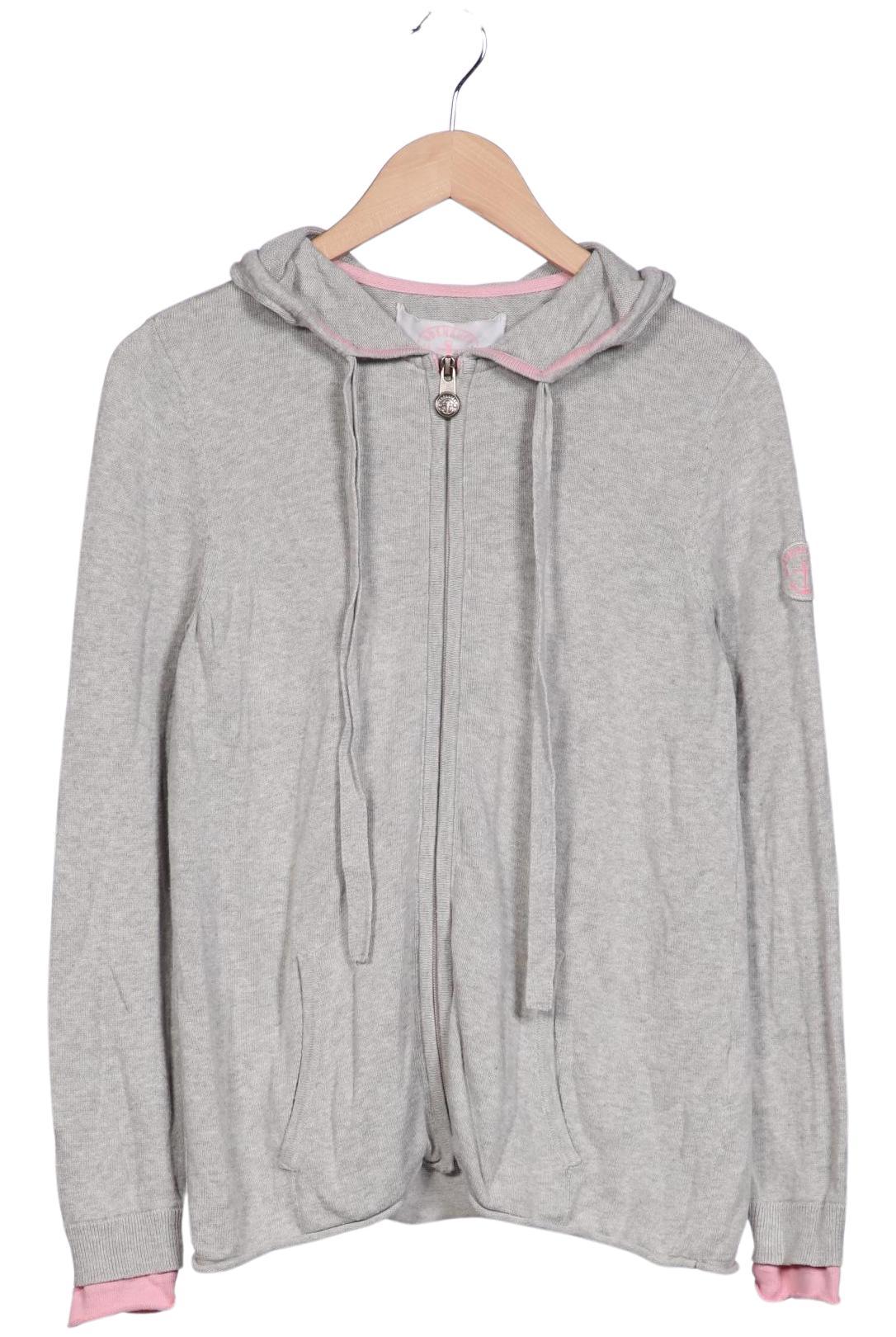 

Adenauer & Co Damen Kapuzenpullover, grau, Gr. 34