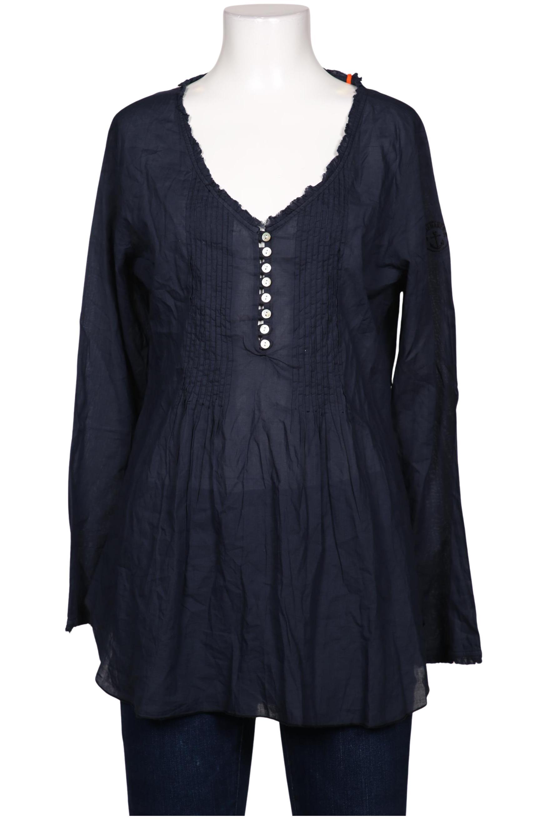 

Adenauer & Co Damen Bluse, marineblau, Gr. 38