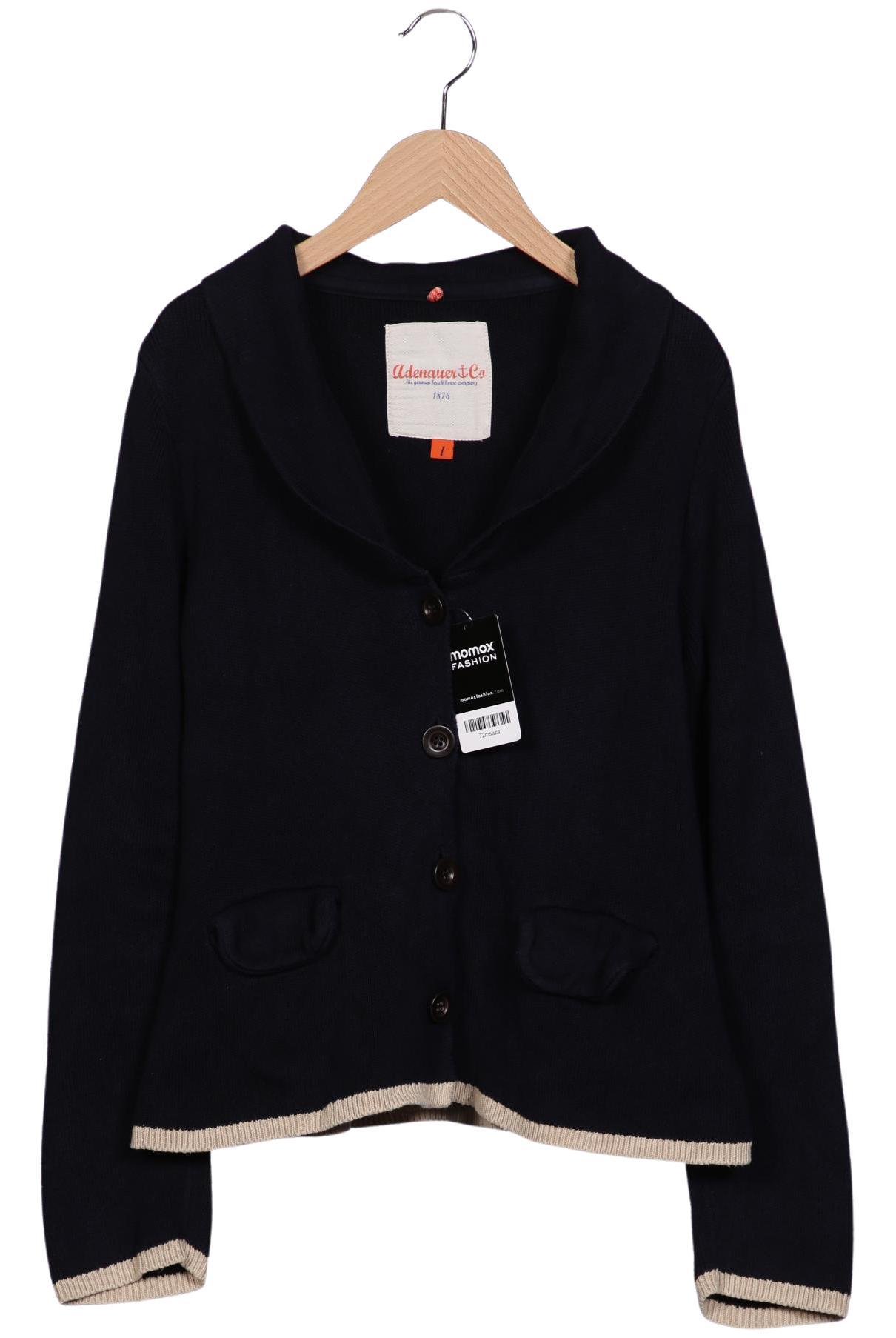 

Adenauer & Co Damen Strickjacke, marineblau, Gr. 42
